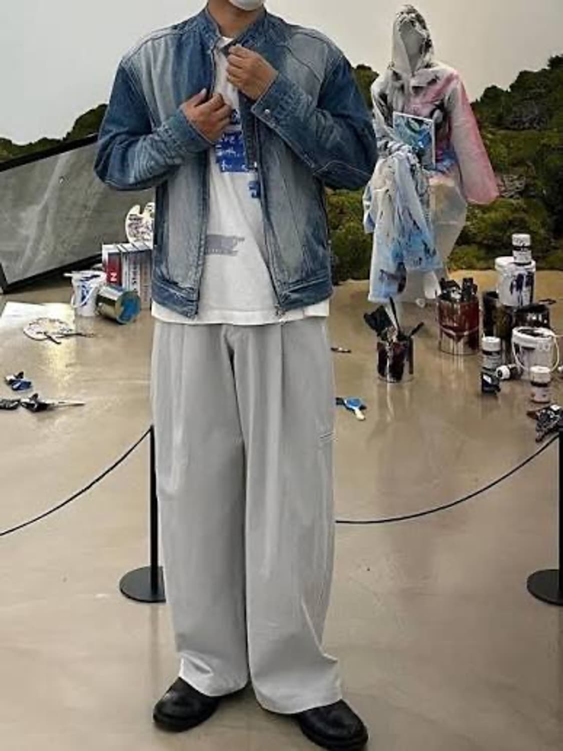 (3)웨이비니스 도슨트 치노팬츠 시멘트 상품이미지1