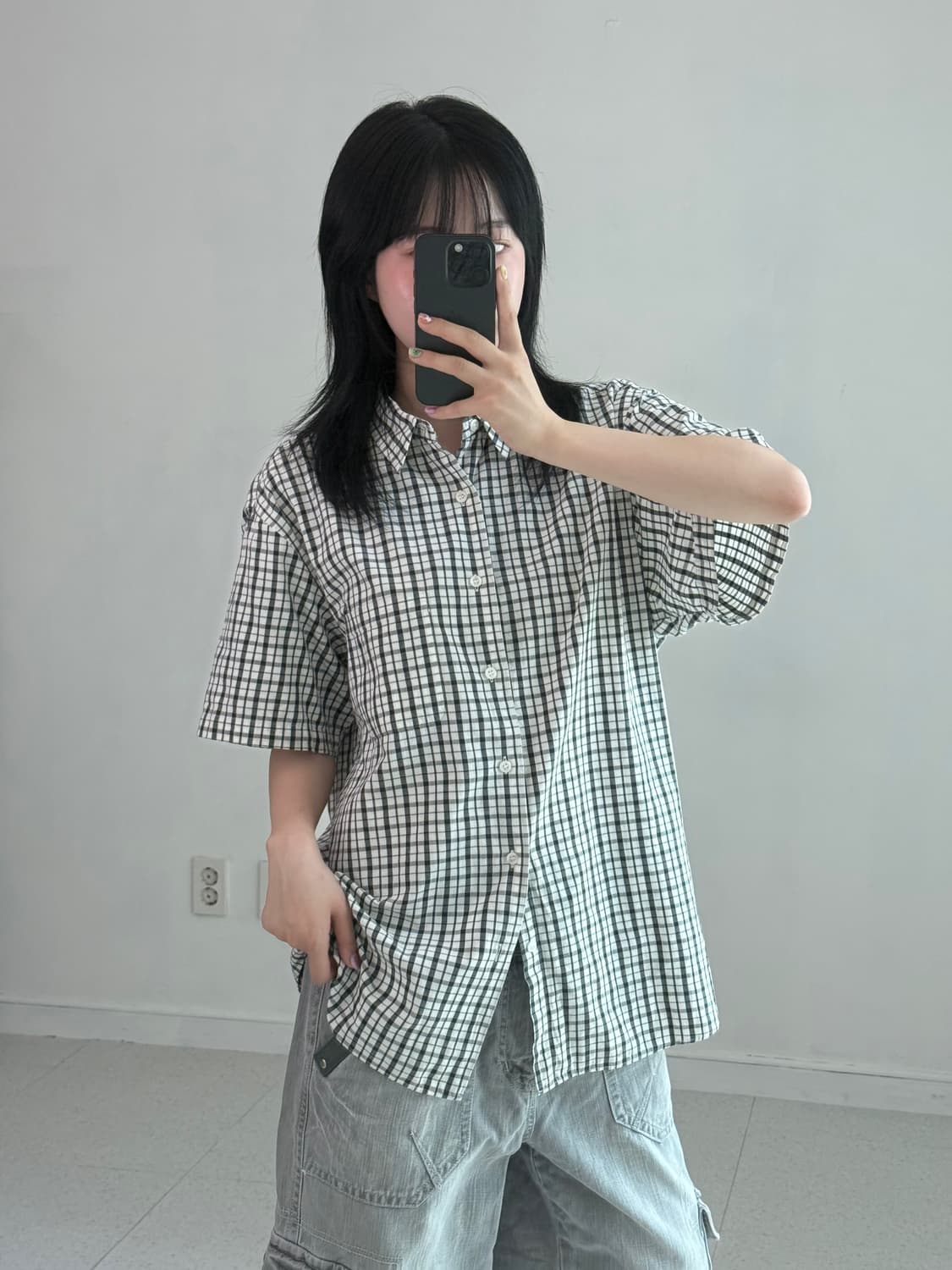 맥그리거 반팔 체크셔츠 상품이미지2