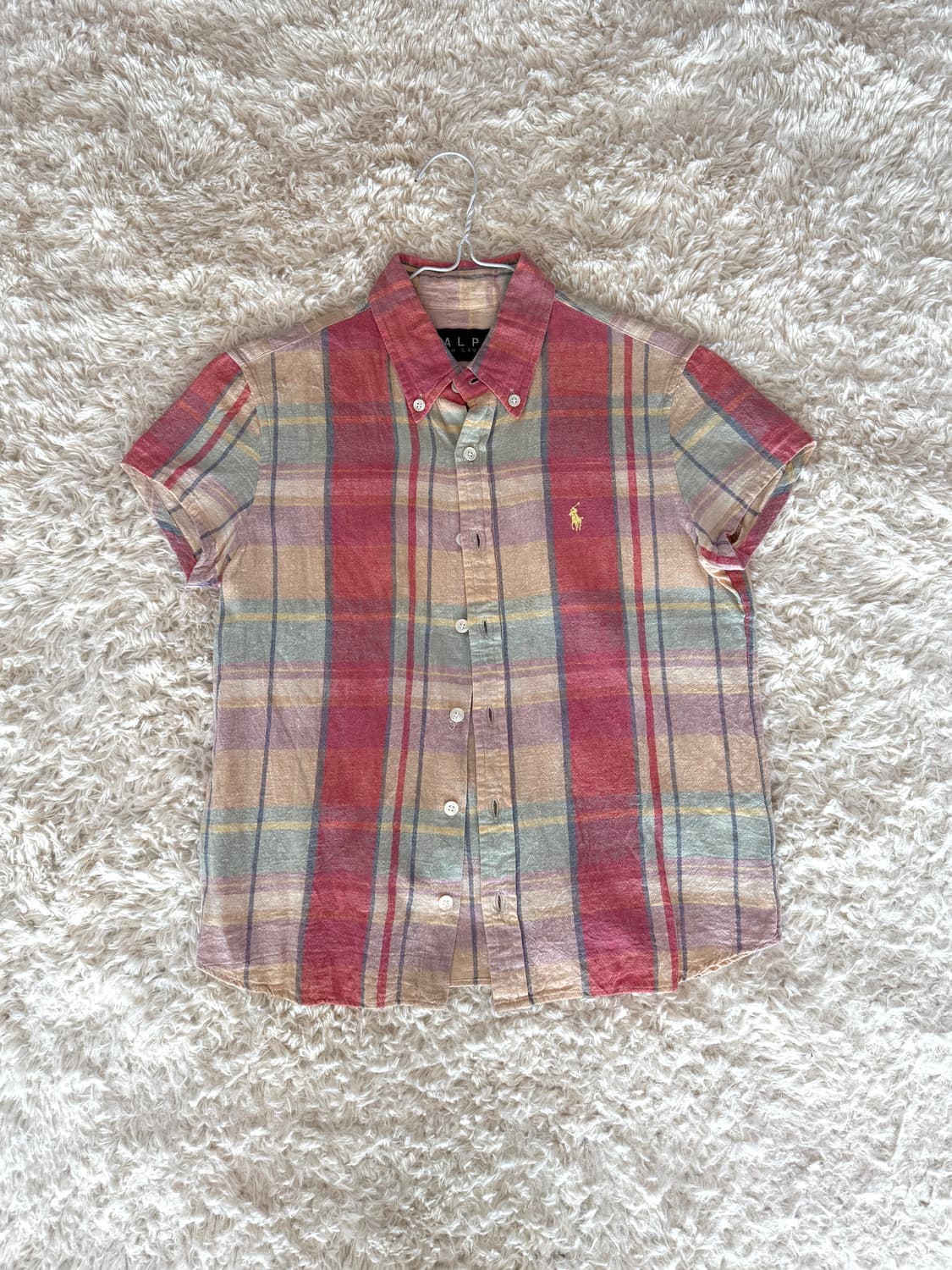 S 폴로 스트라이프 반팔 셔츠 상품이미지1