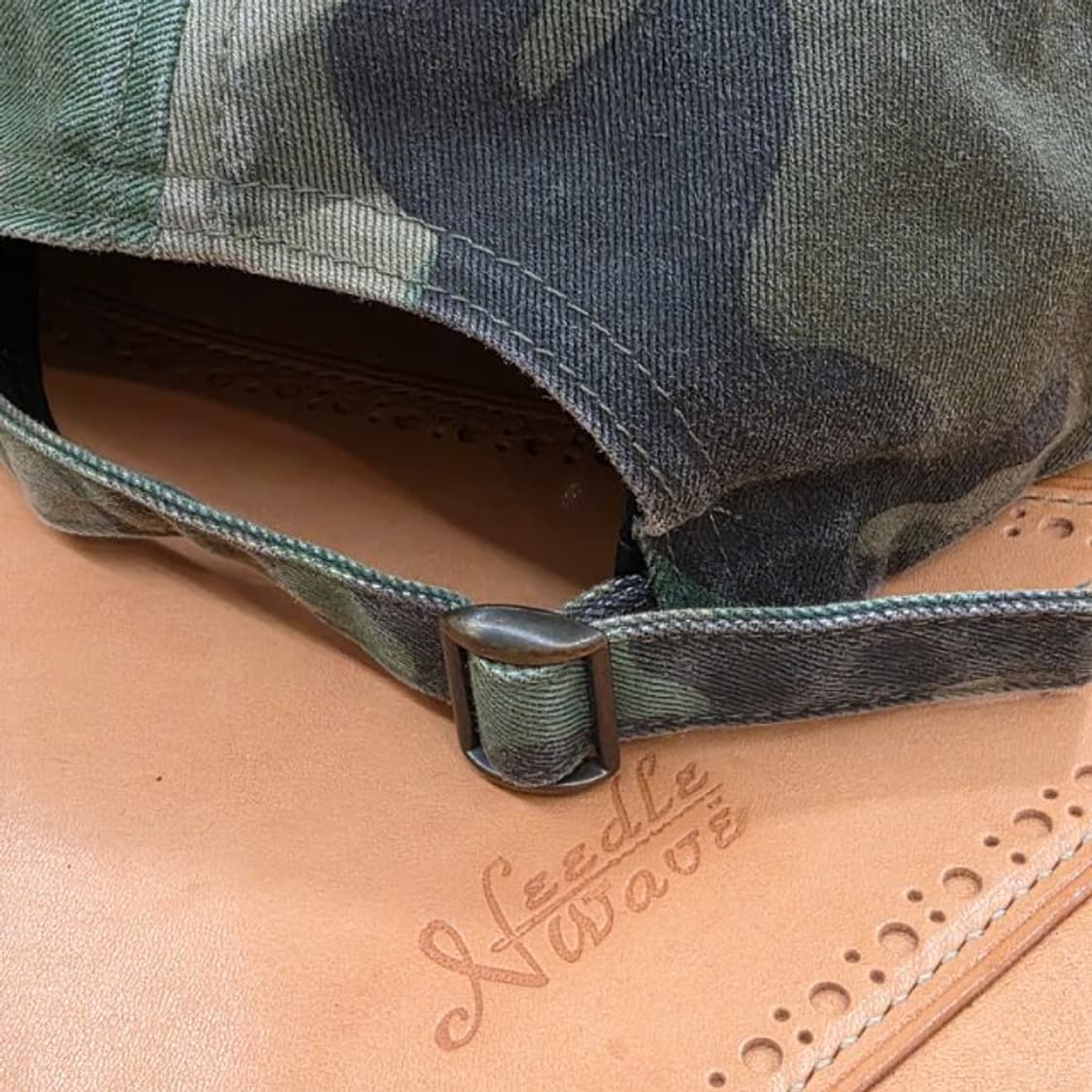 Supreme Compact logo 6패널 카모 Cap 상품이미지6