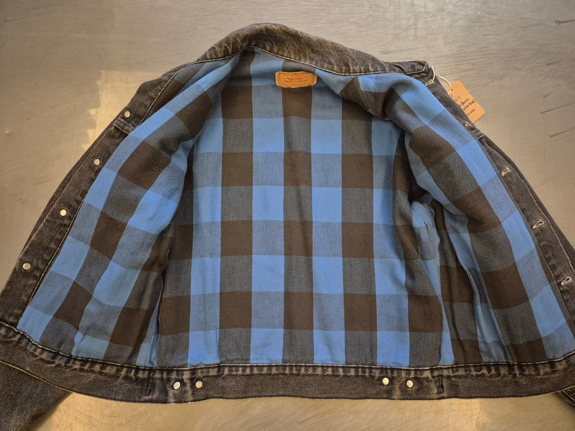 90s 리바이스 블랙 데님 트러커 자켓 상품이미지3