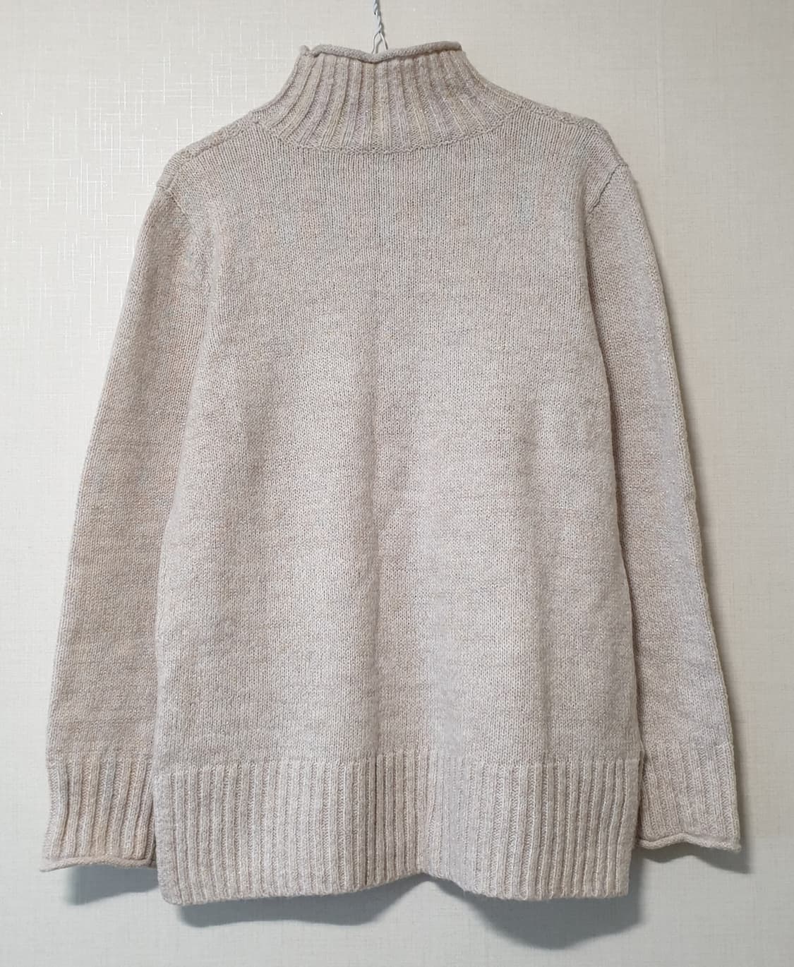 꽈배기 목폴라 니트 상품이미지2