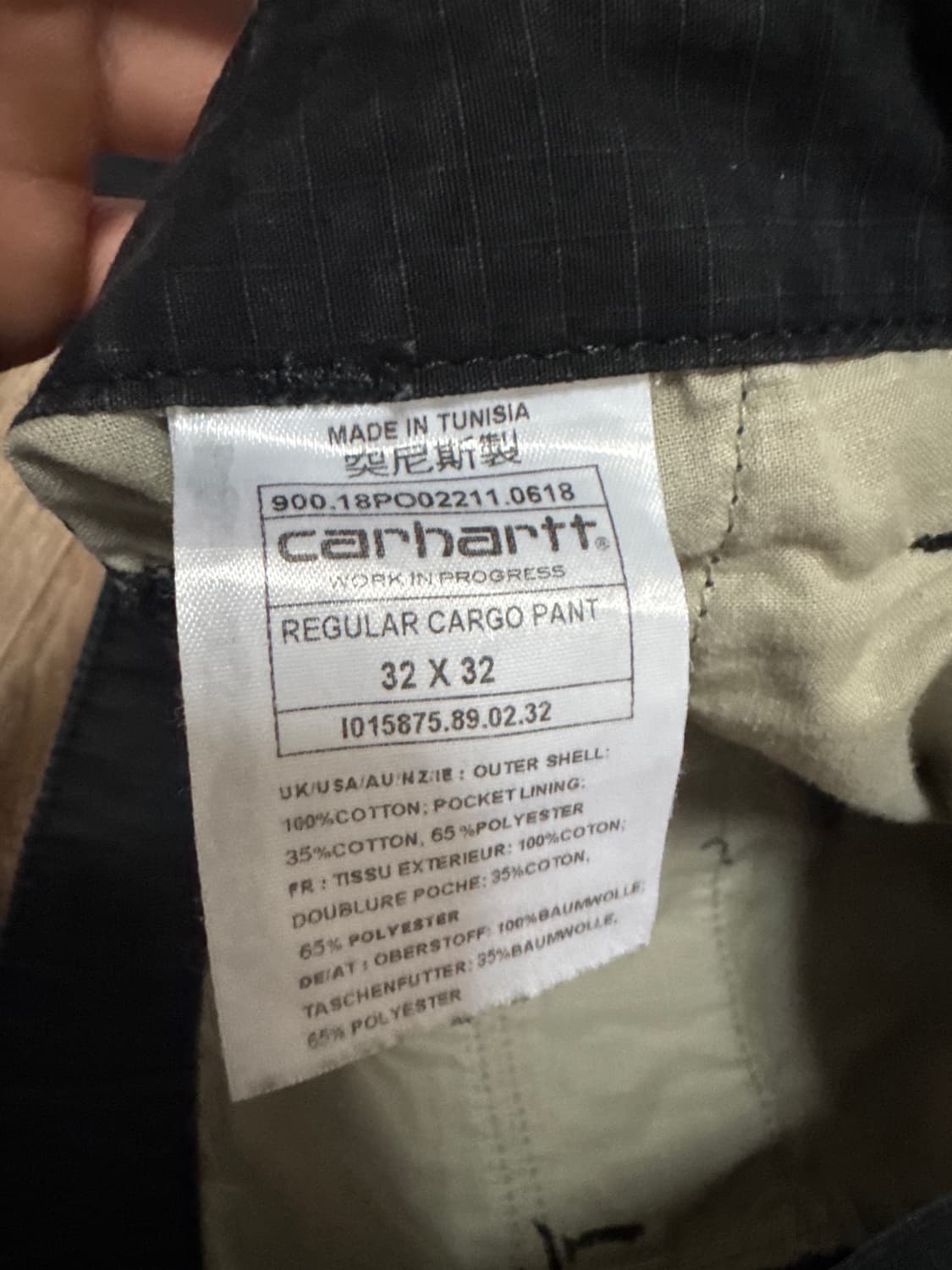 칼하트 레귤러 카고팬츠 콜럼비아 상품이미지3