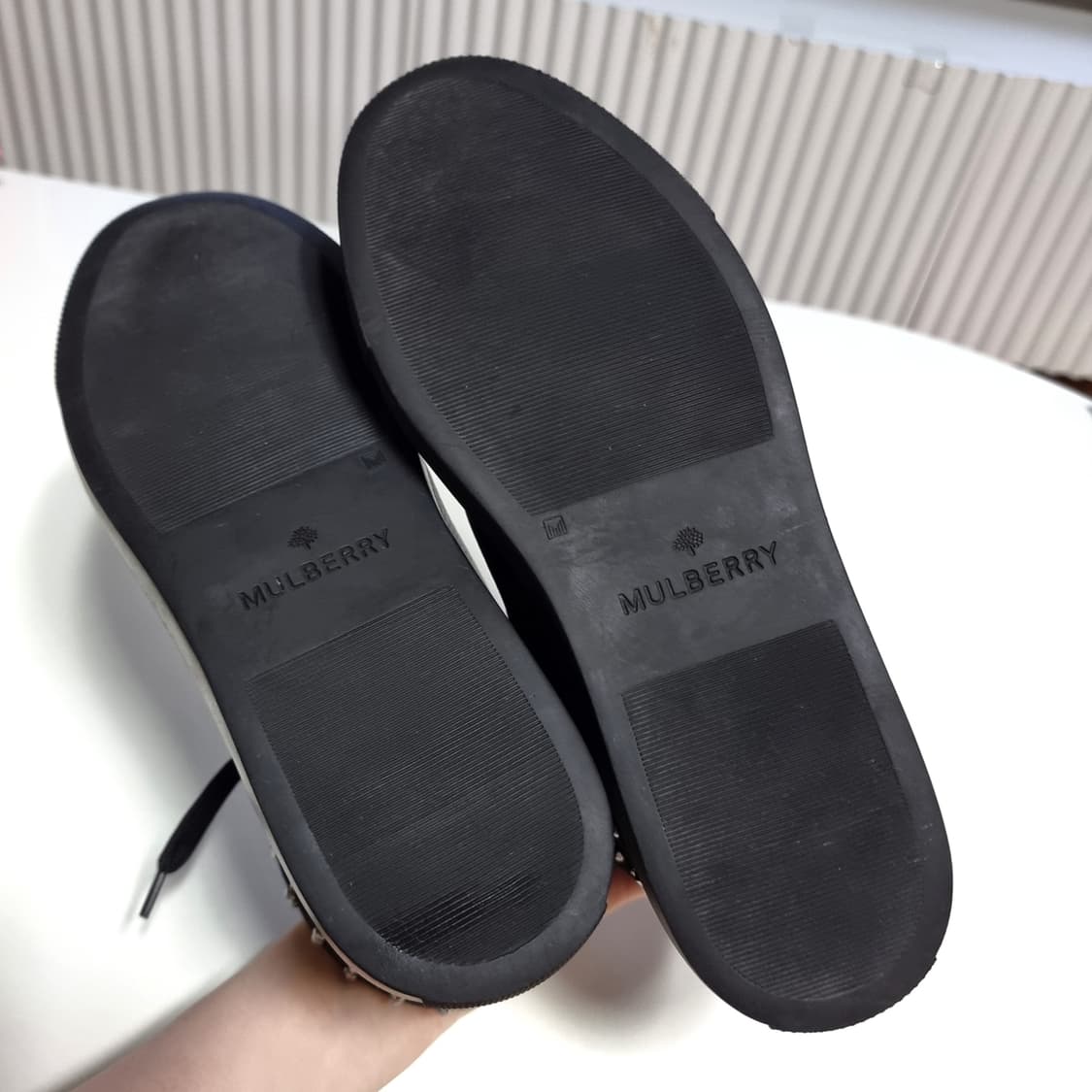 멀버리 Mulberry 스터드매치 하이탑 레더 스니커즈 (37) 새상품 상품이미지8