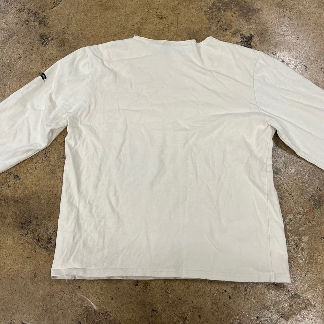 [정품/L] 세인트제임스 화이트 긴팔 티셔츠 b15 상품이미지4