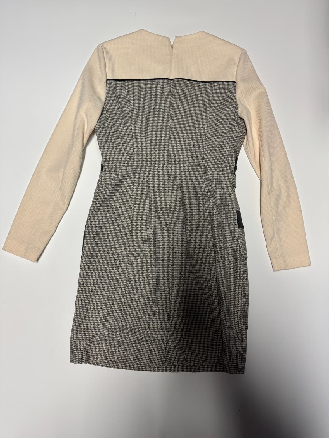 여성 잇미샤 텍스처 컬러 블록 원피스 55 상품이미지2