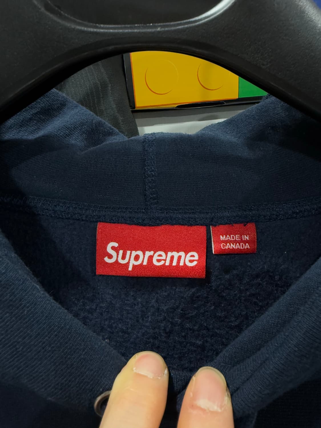 [XXL] 슈프림 박스로고 후드 스웨트셔츠 네이비 - 24FW 상품이미지2