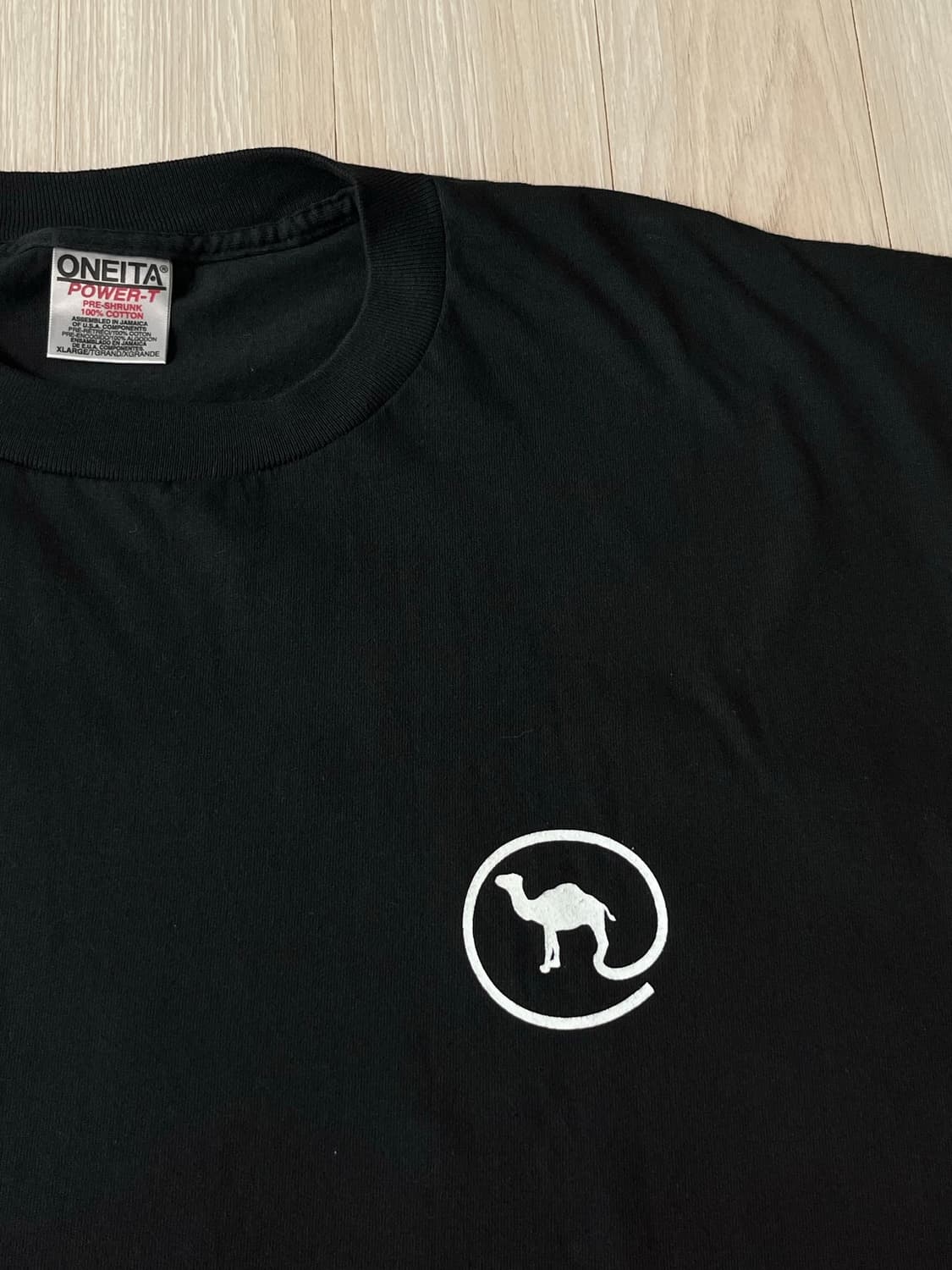90s 빈티지 카멜 프로모 티셔츠 where its tee 상품이미지3