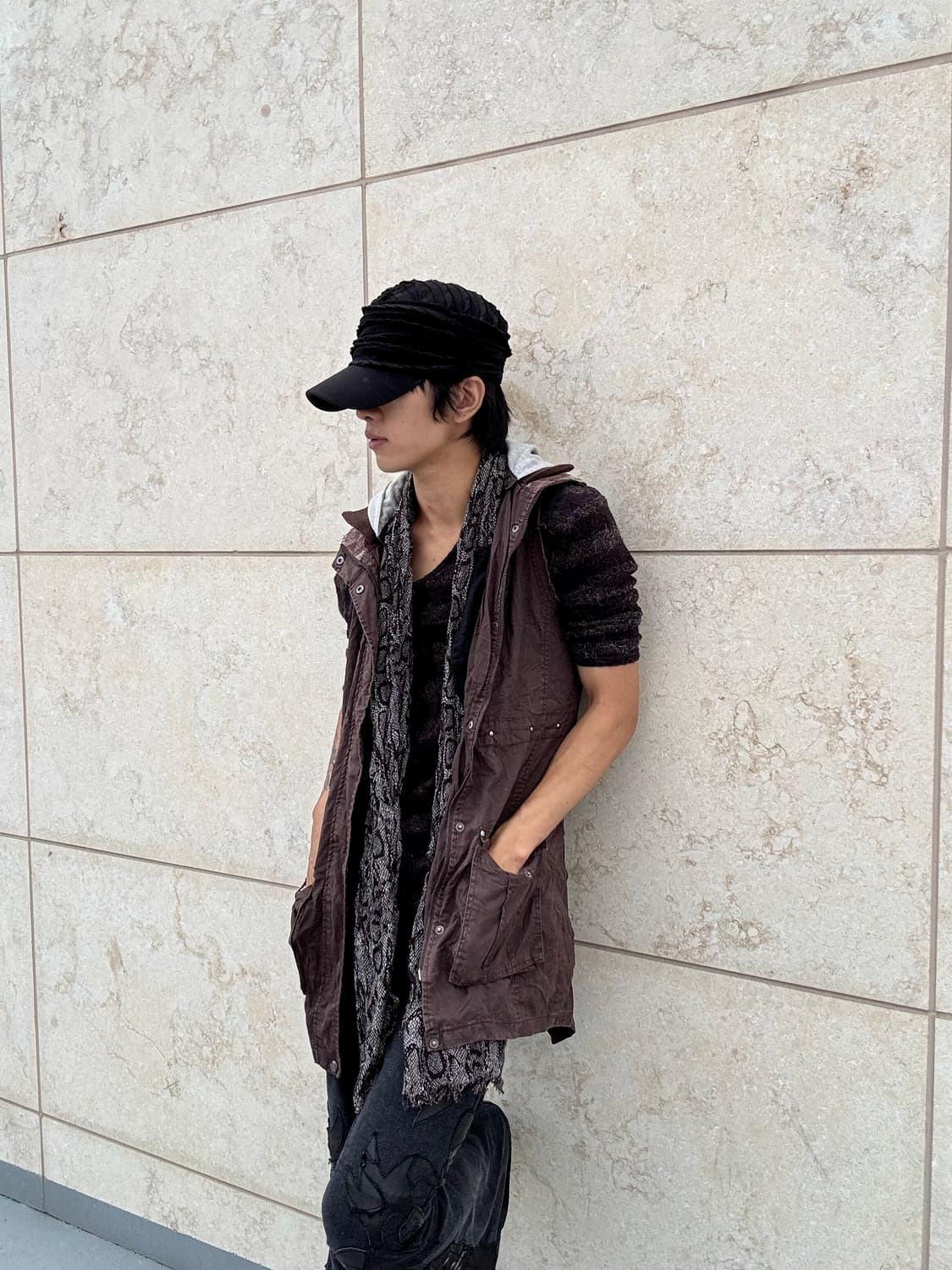 Grunge Gimmick Studded 2-way Zipper Long 상품이미지9