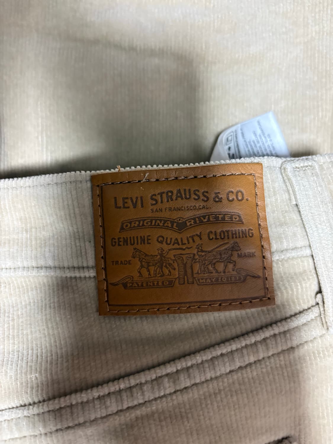 리바이스 립케이지 코듀로이 팬츠 팝니다 상품이미지2