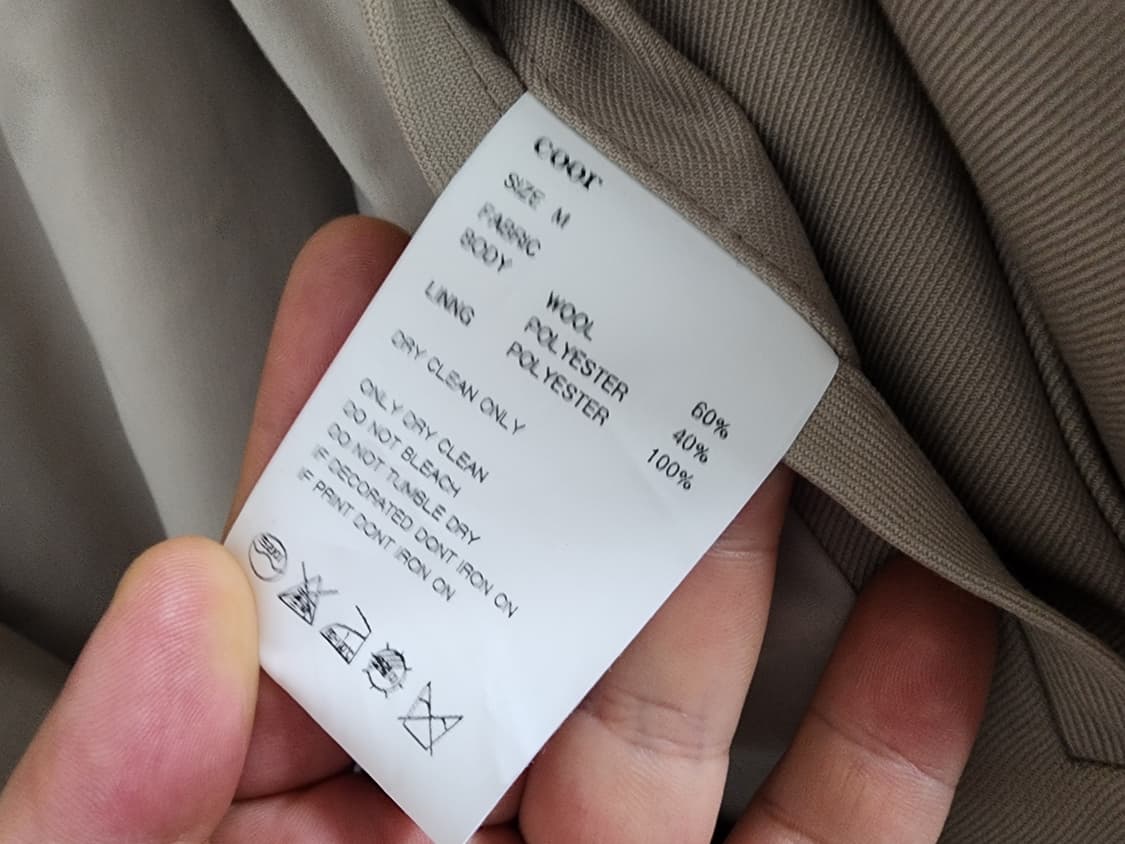 (M)쿠어 크롭 트렌치 코트 상품이미지5