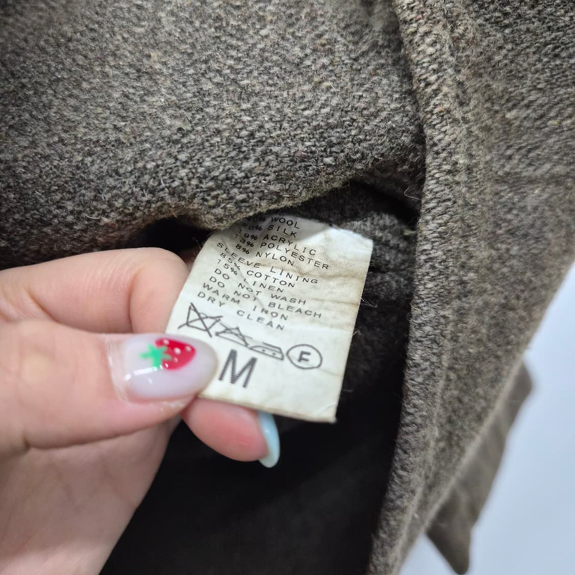 저널스탠다드 더블 브라운 자켓 남성 L 상품이미지7