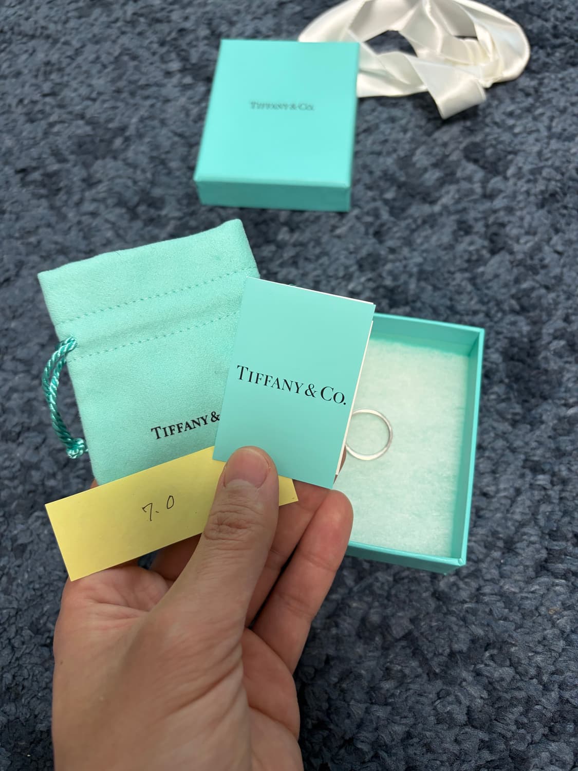 티파니앤코 1837 실버링 7호 상품이미지2