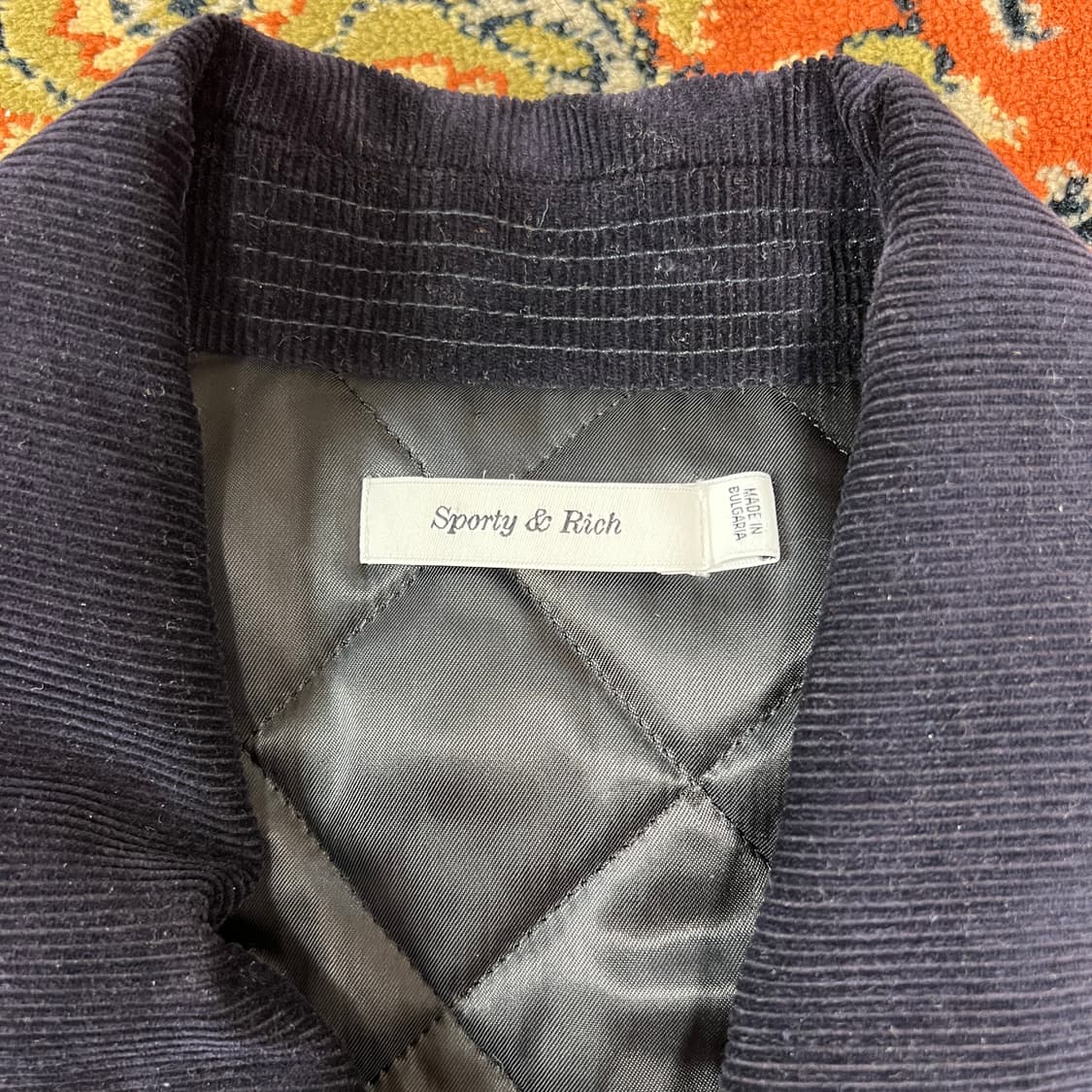 [XL] 스포티앤리치 코듀로이 바시티 자켓 상품이미지4