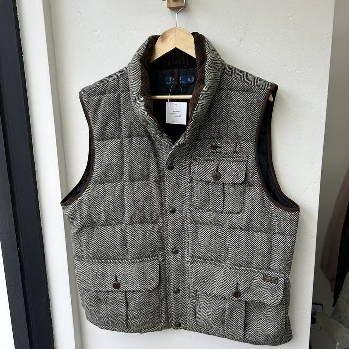 15279 - 폴로 랄프로렌 헤링본 덕다운 패딩 베스트 상품이미지2