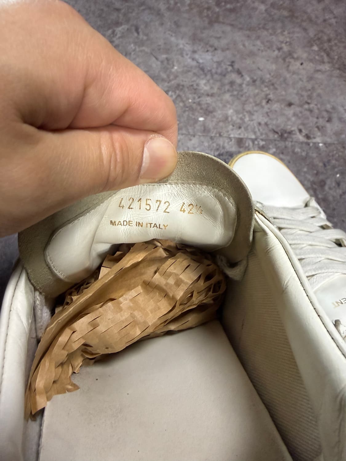 생로랑 스타패치 스니커즈 42.5 상품이미지8