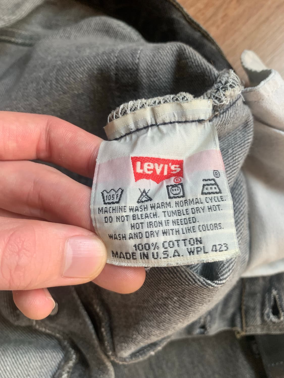 90s 리바이스 흑청 상품이미지3