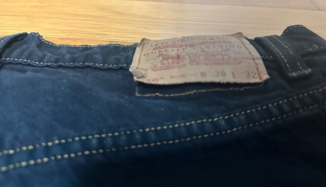 [38/32] 리바이스 550 블랙 데님 상품이미지8