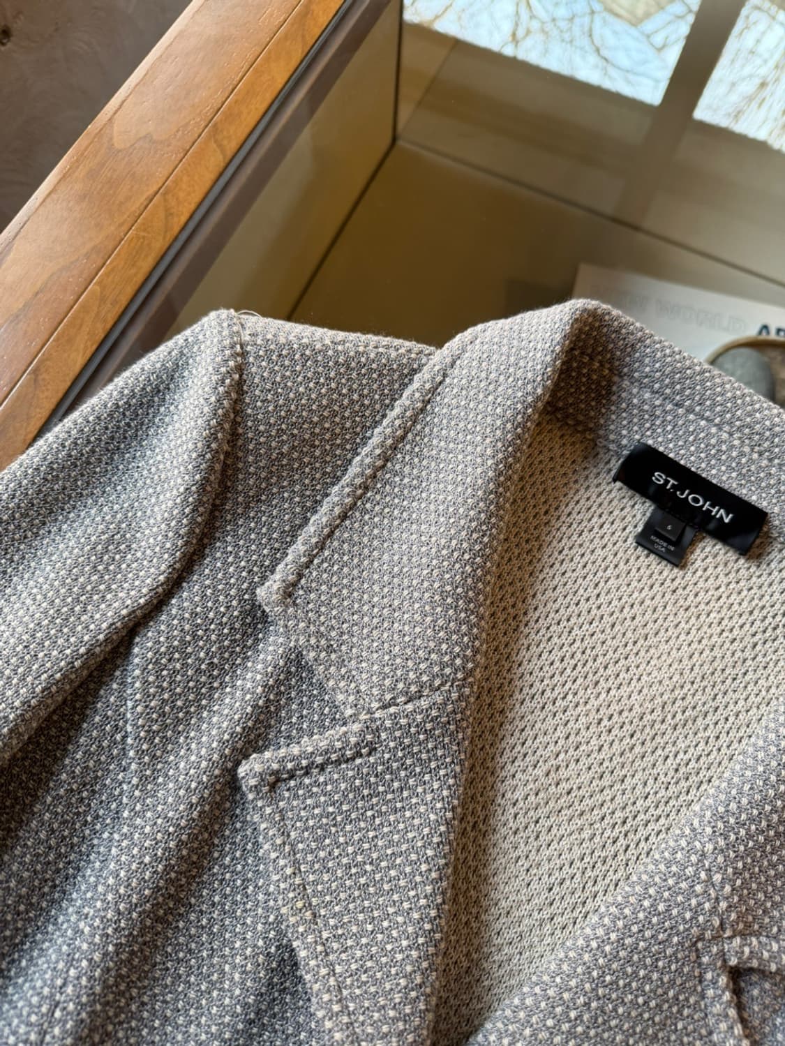 센존 트위드 자켓 55 상품이미지5