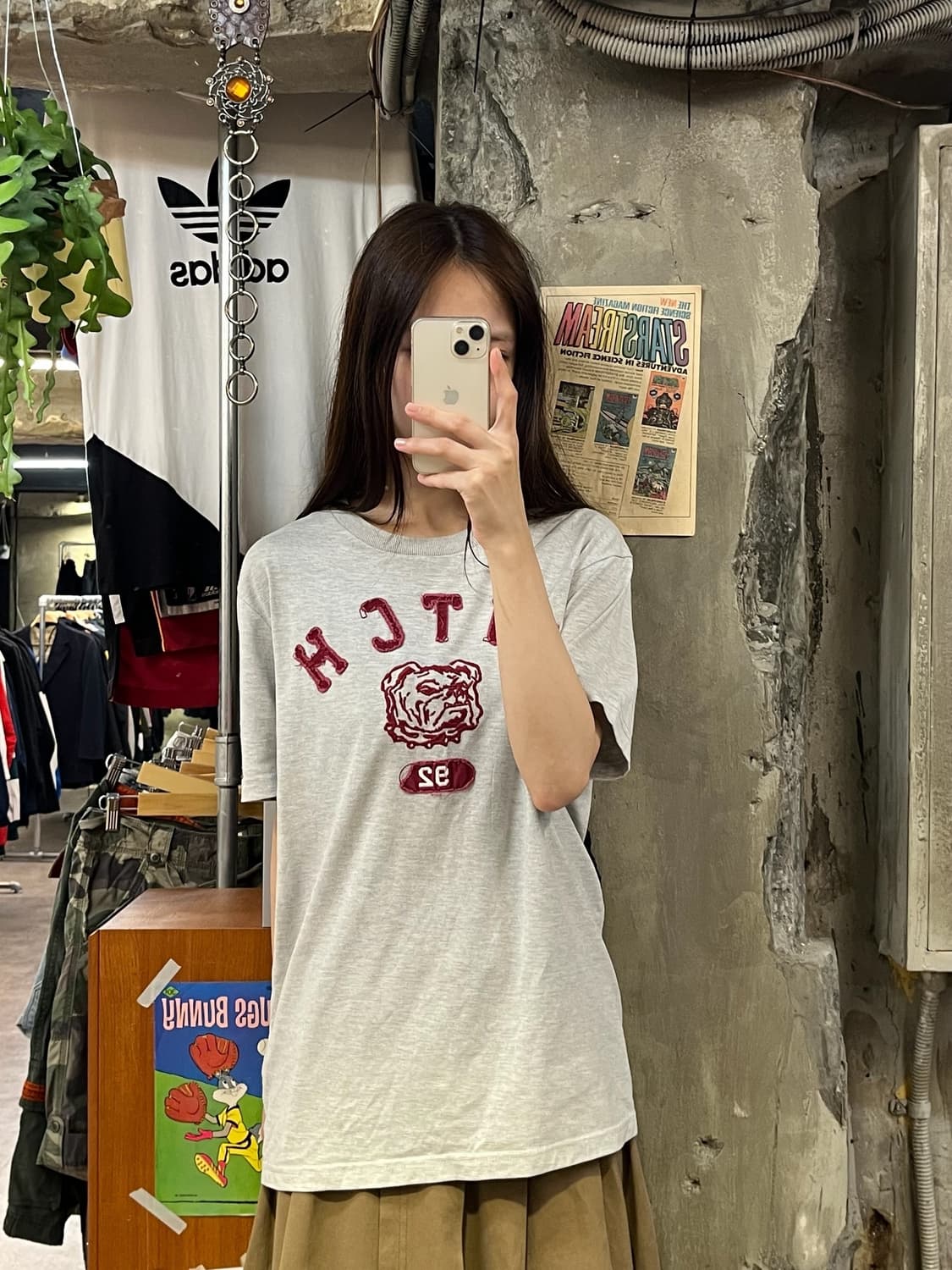 아베크롬비 반팔티 그레이 XL #csz597 상품이미지2