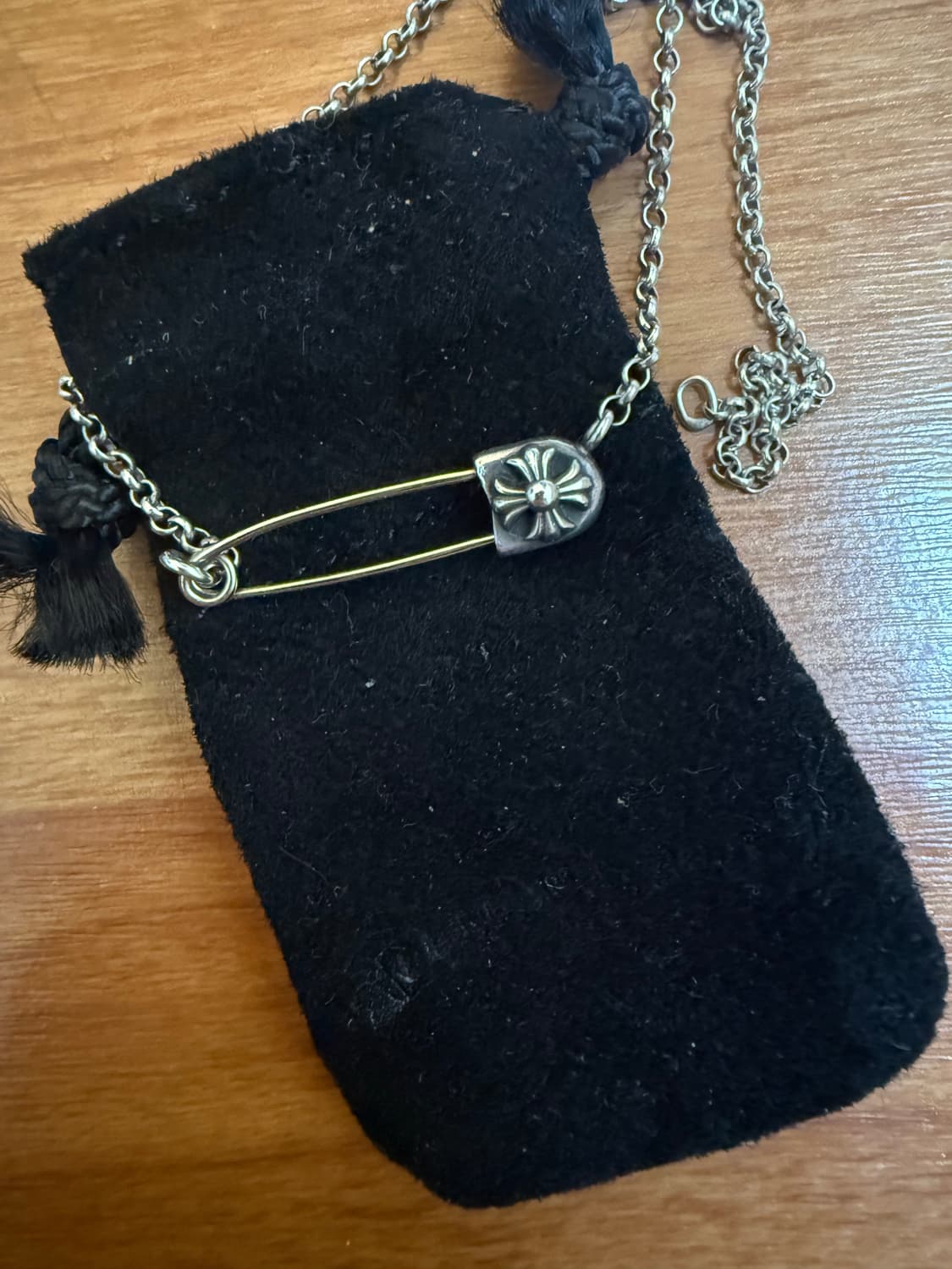 크롬하츠 세이프티핀 목걸이(20->18인치 수선) 상품이미지3