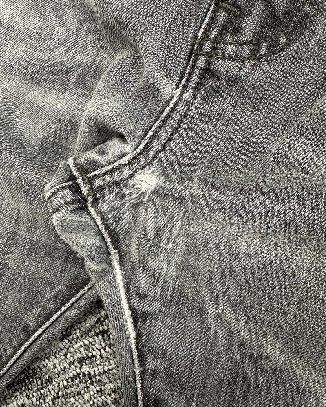 (허단42)00'S 리바이스 501 흑청-M1076 상품이미지3