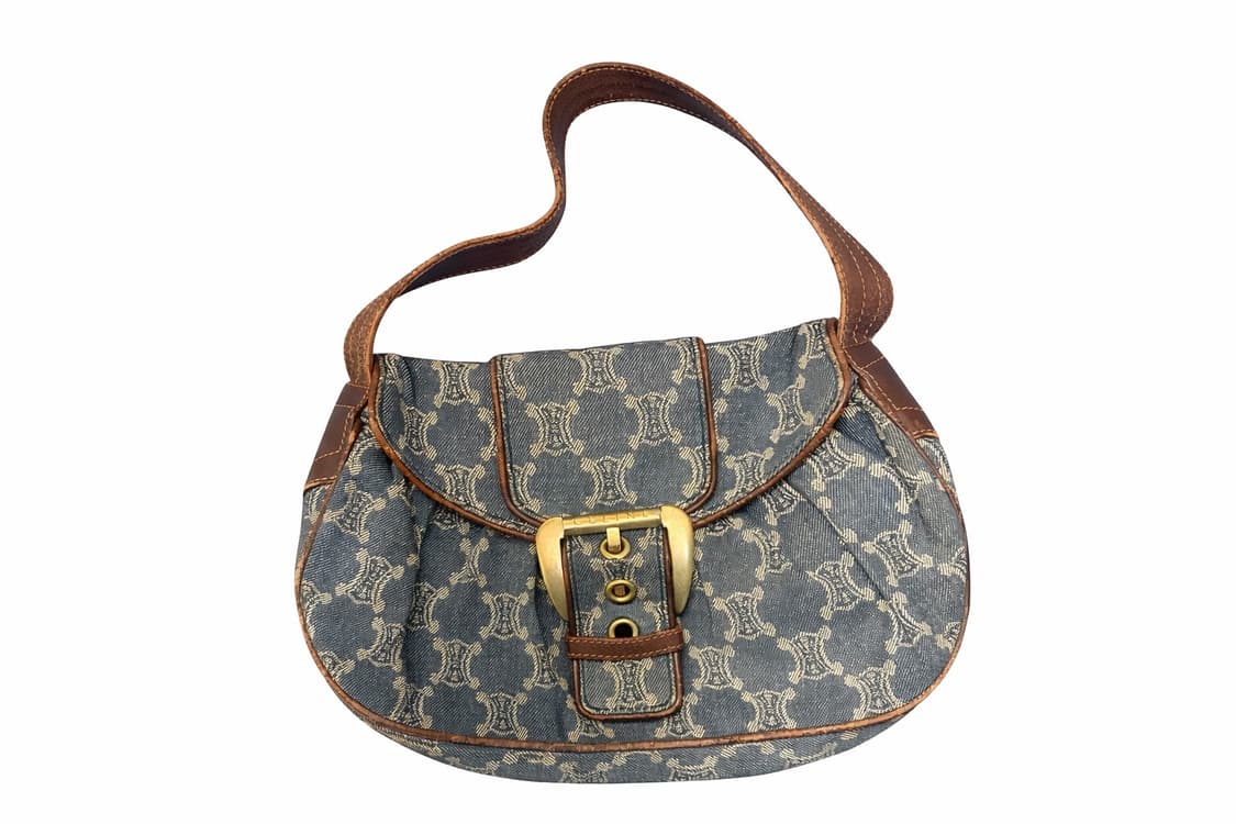 셀린느 트리오페 빈티지 숄더백 / 올드셀린 / 희귀 / 데님패턴 상품이미지1