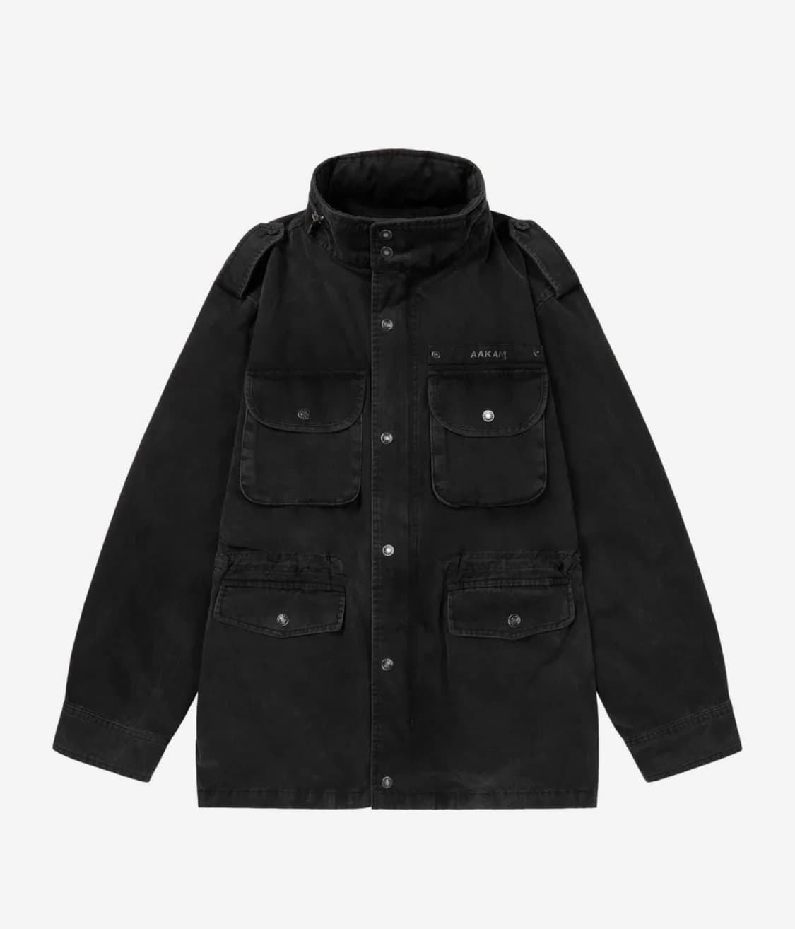 아캄 Washed Field Jacket (Black) 상품이미지1