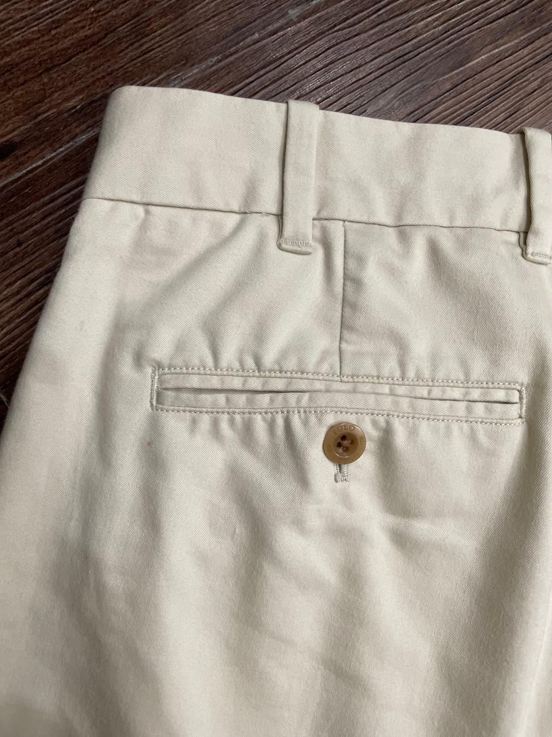 폴로 랄프로렌 치노 팬츠 크림 아이보리 36 상품이미지8