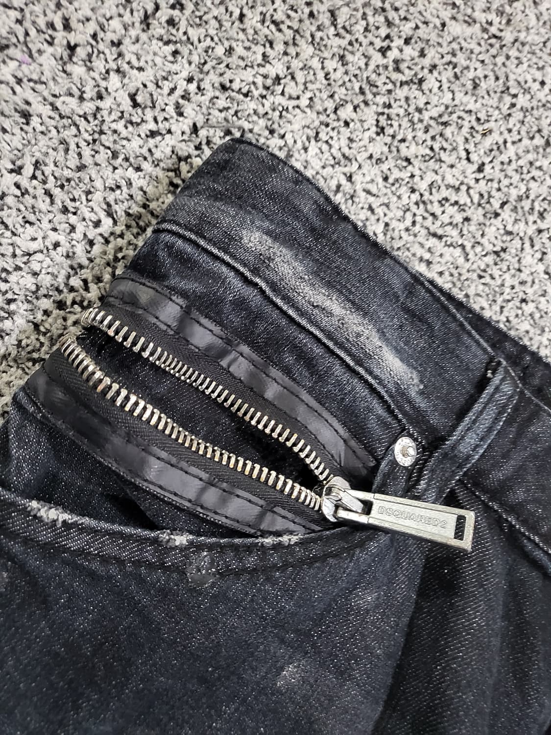 디스퀘어드2 블랙 데님 팬츠 상품이미지4