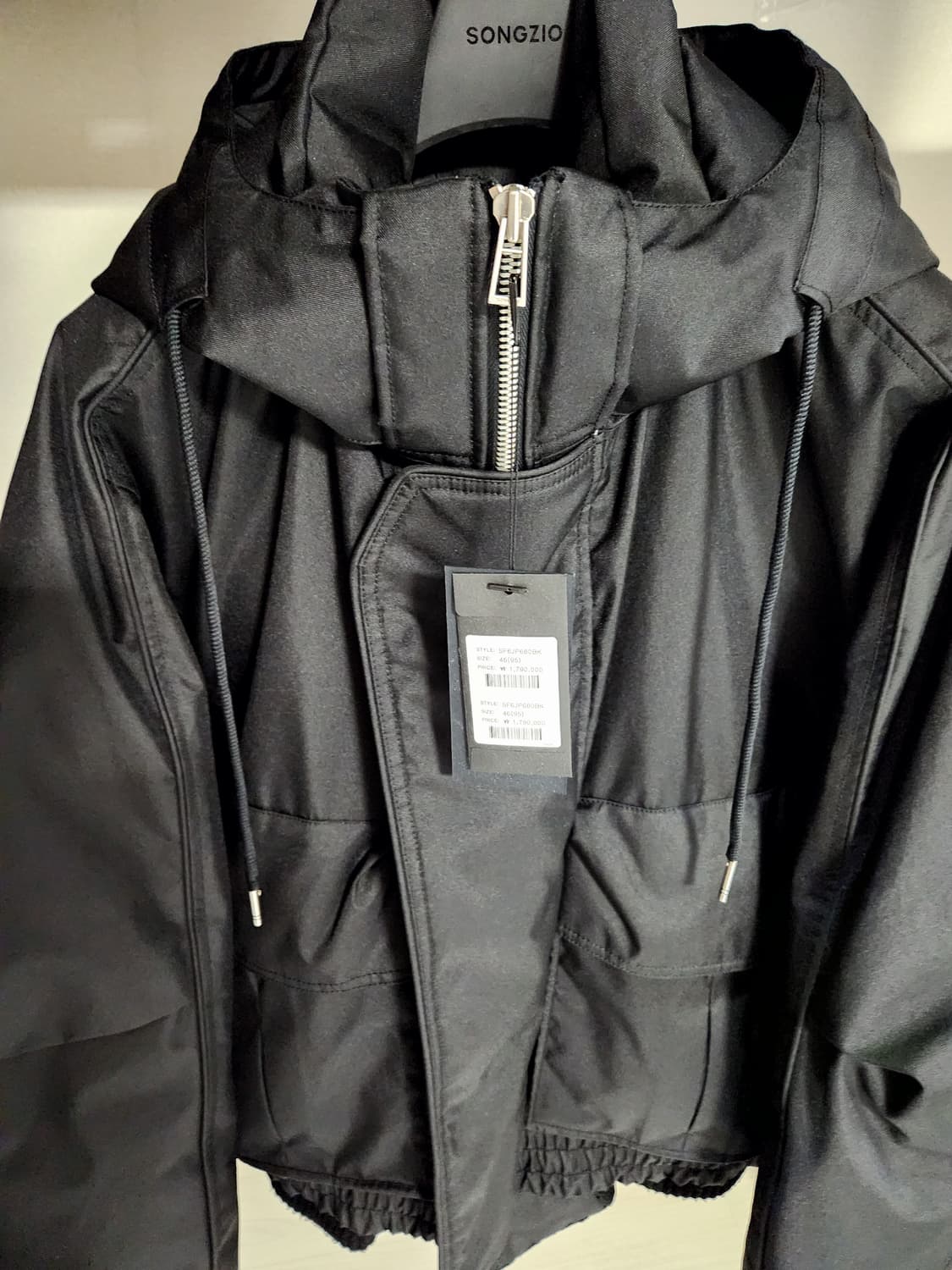 송지오옴므 SC30 후드 디터쳐블 돌먼 점퍼 패딩 상품이미지4