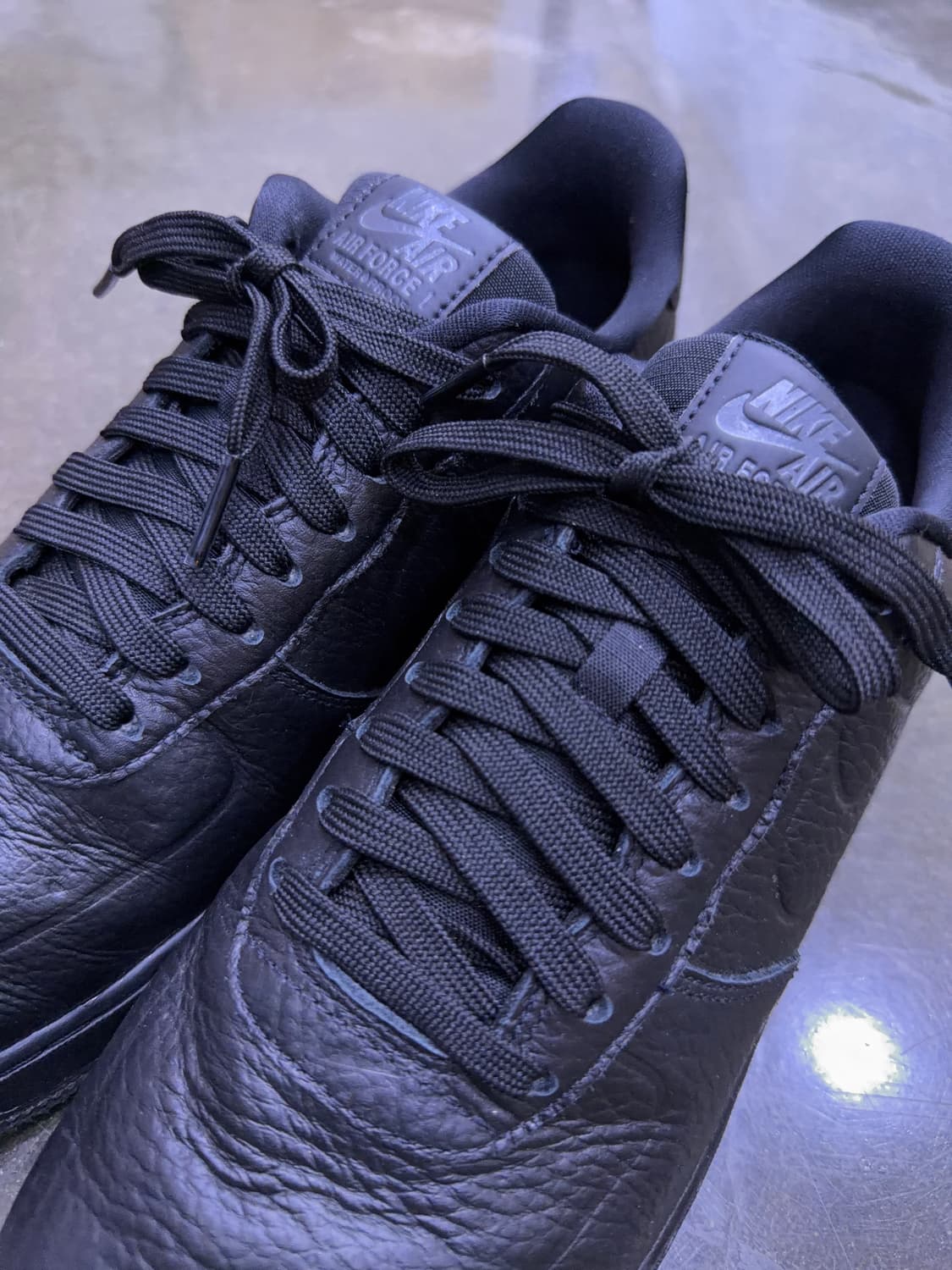 나이키 에어포스1 07 프로 테크 워터프루프 트리플블랙 280 상품이미지4