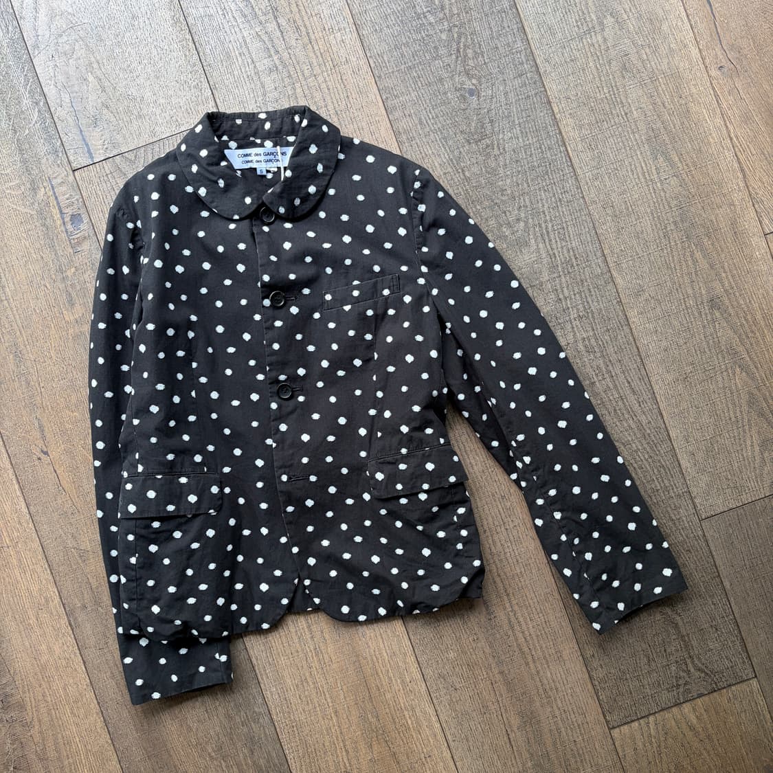 Dot Round Collar Jacket 상품이미지5
