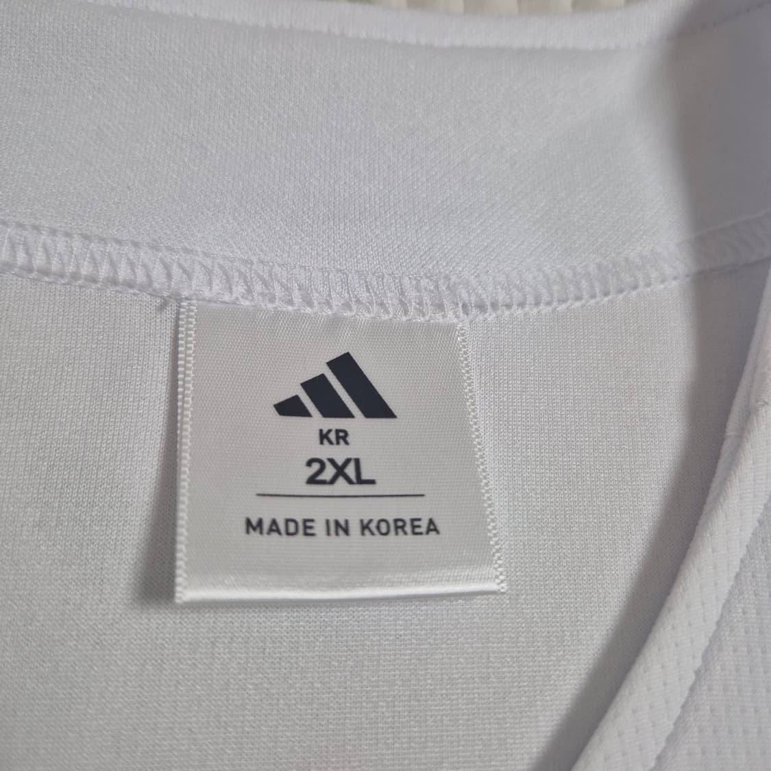 두산베어스 홈 노스폰서 (2XL) 아디다스 정품 유니폼 노마킹 상품이미지2