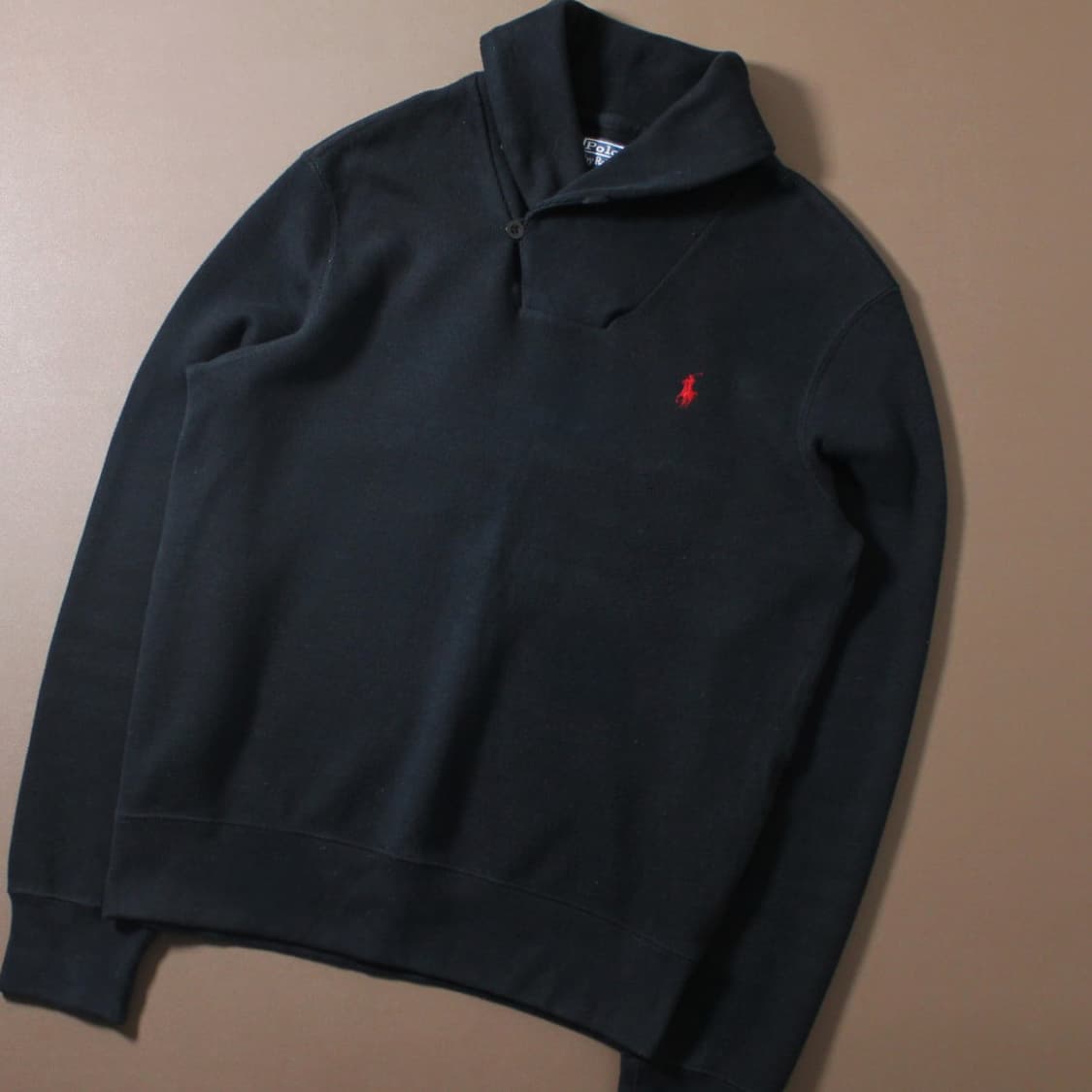 Polo 폴로 랄프로렌 넥카라 블랙 니트 상품이미지2