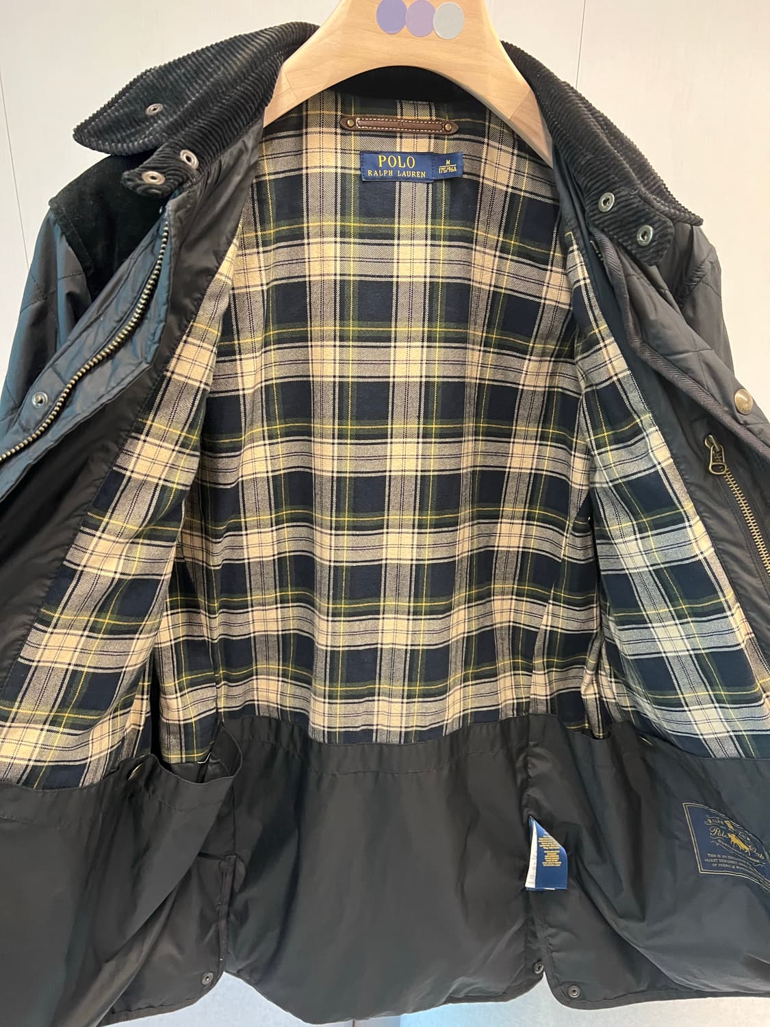 폴로 블랙 퀼팅 자켓  상품이미지3