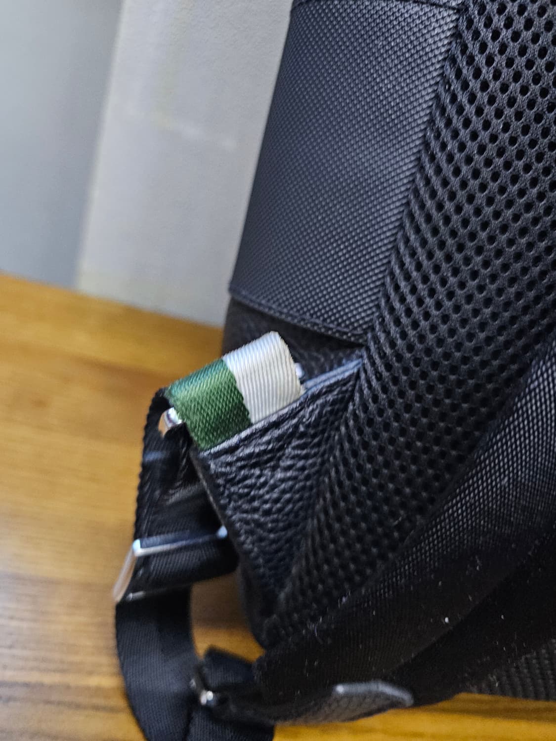 라코스테 시티코트 블랙 백팩 가죽 상품이미지9