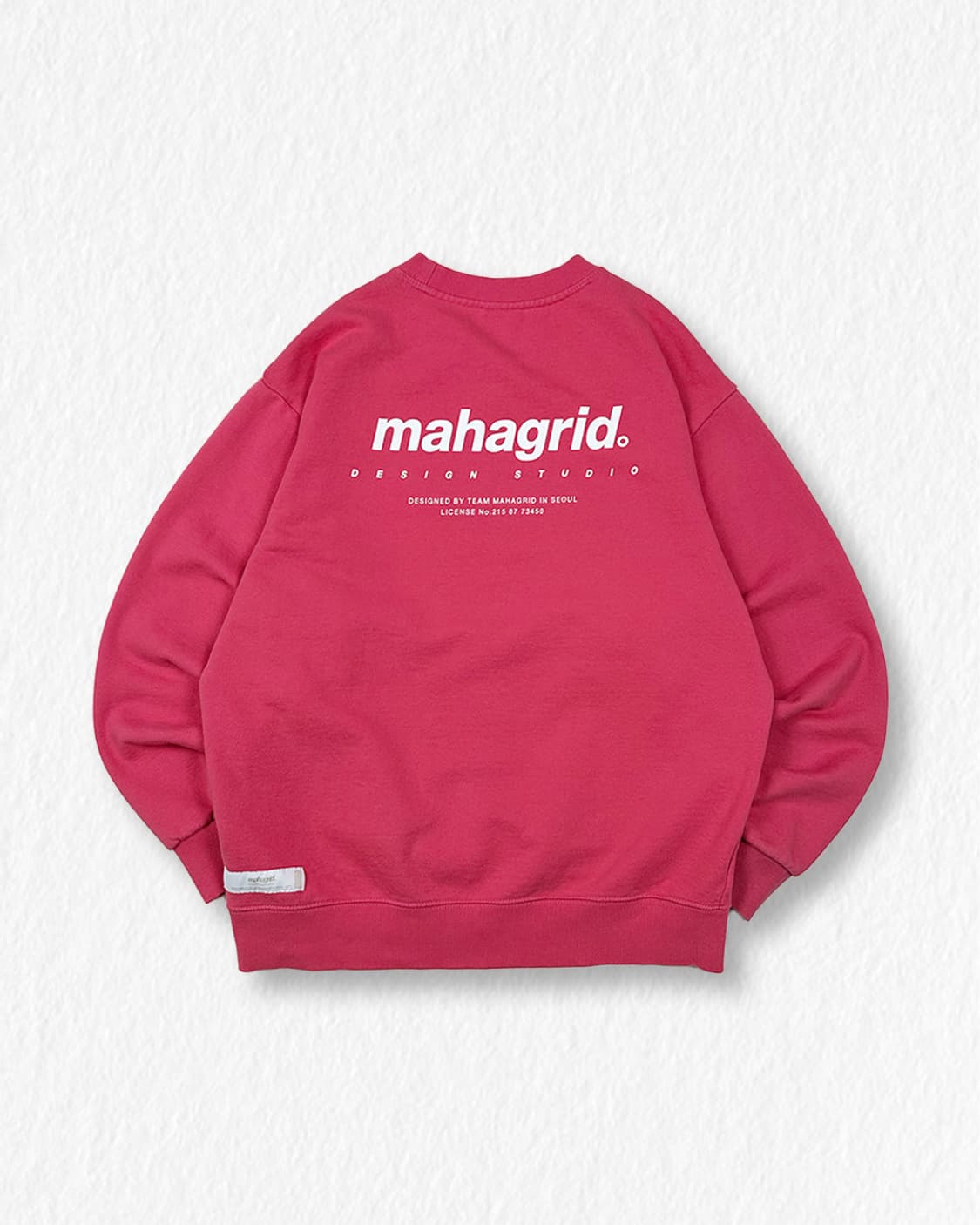 마하그리드 핫핑크 맨투맨 상품이미지1