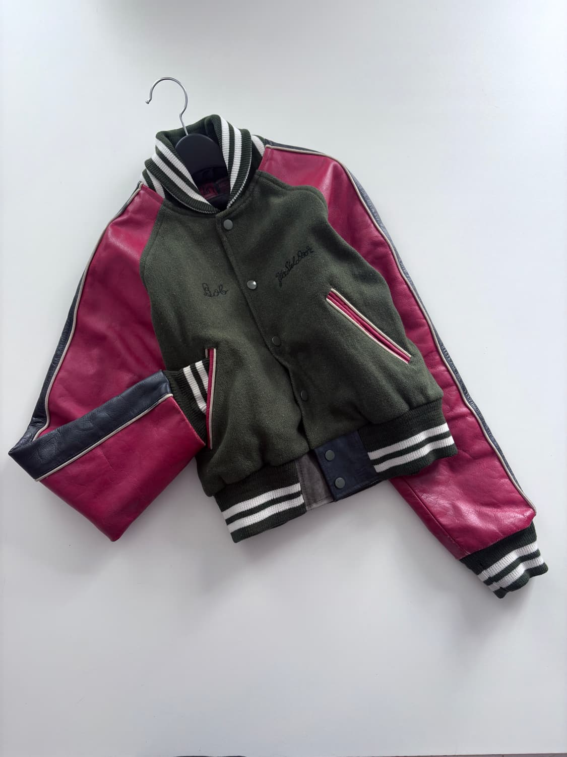 90s 빈티지 런치메뉴 바시티 블루종 상품이미지2