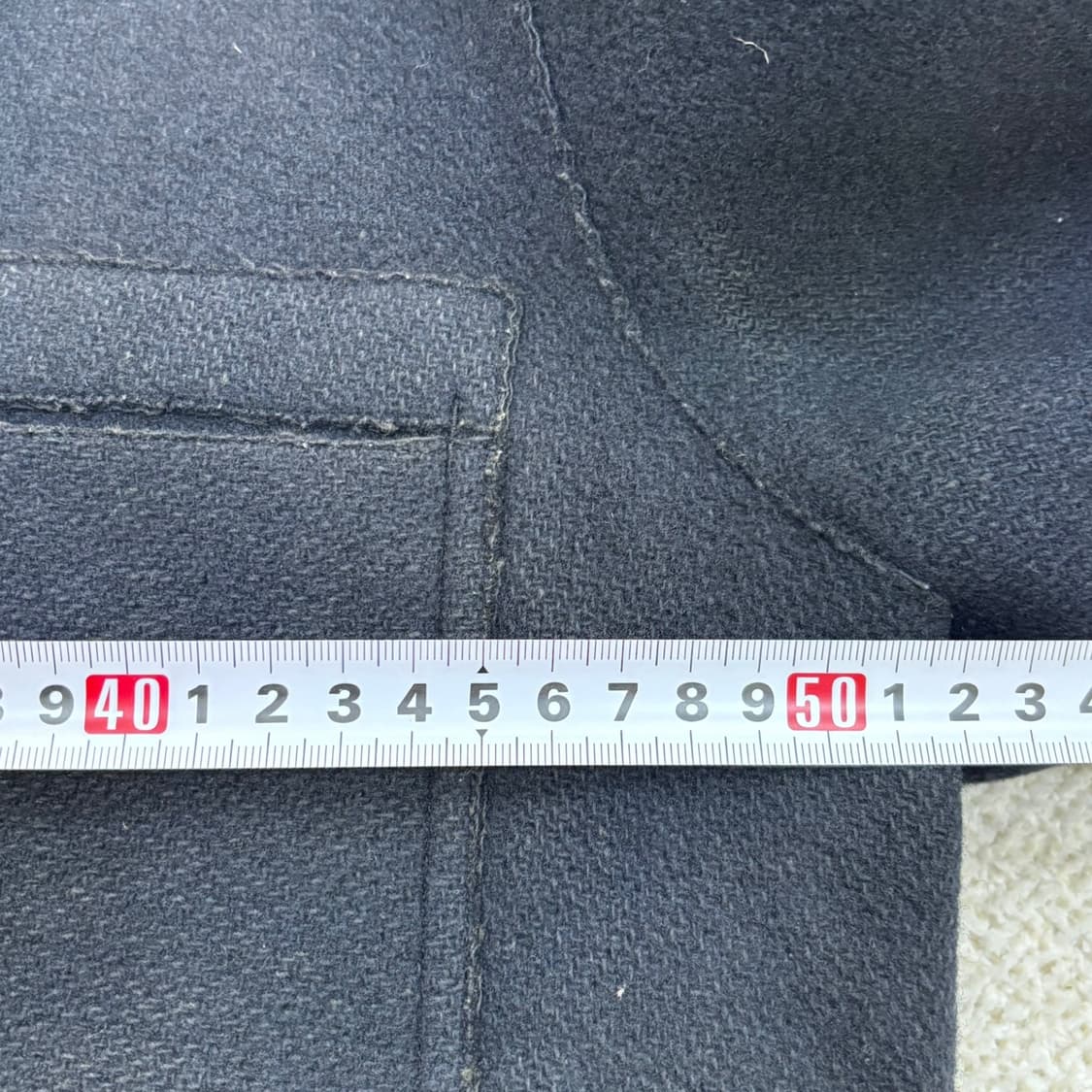 M 캘빈클라인 네이비 울 자켓 0403E 상품이미지7