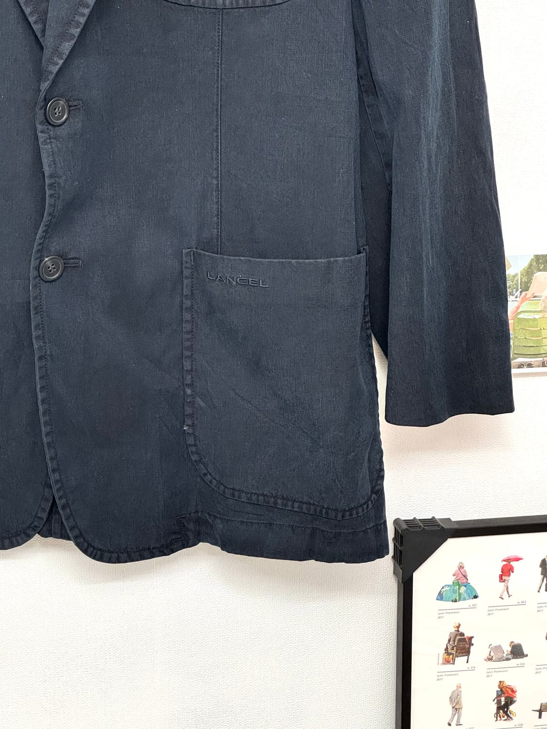 Lancel Navy Blazer Jacket/O35 상품이미지4