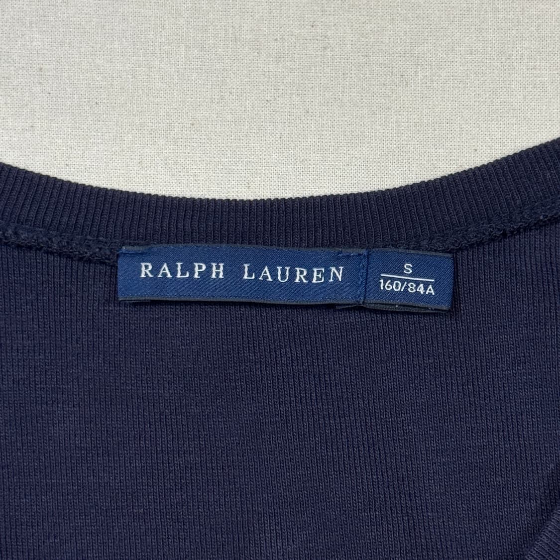 S) 폴로 랄프로렌 네이비 브이넥 반팔 티셔츠 상품이미지7