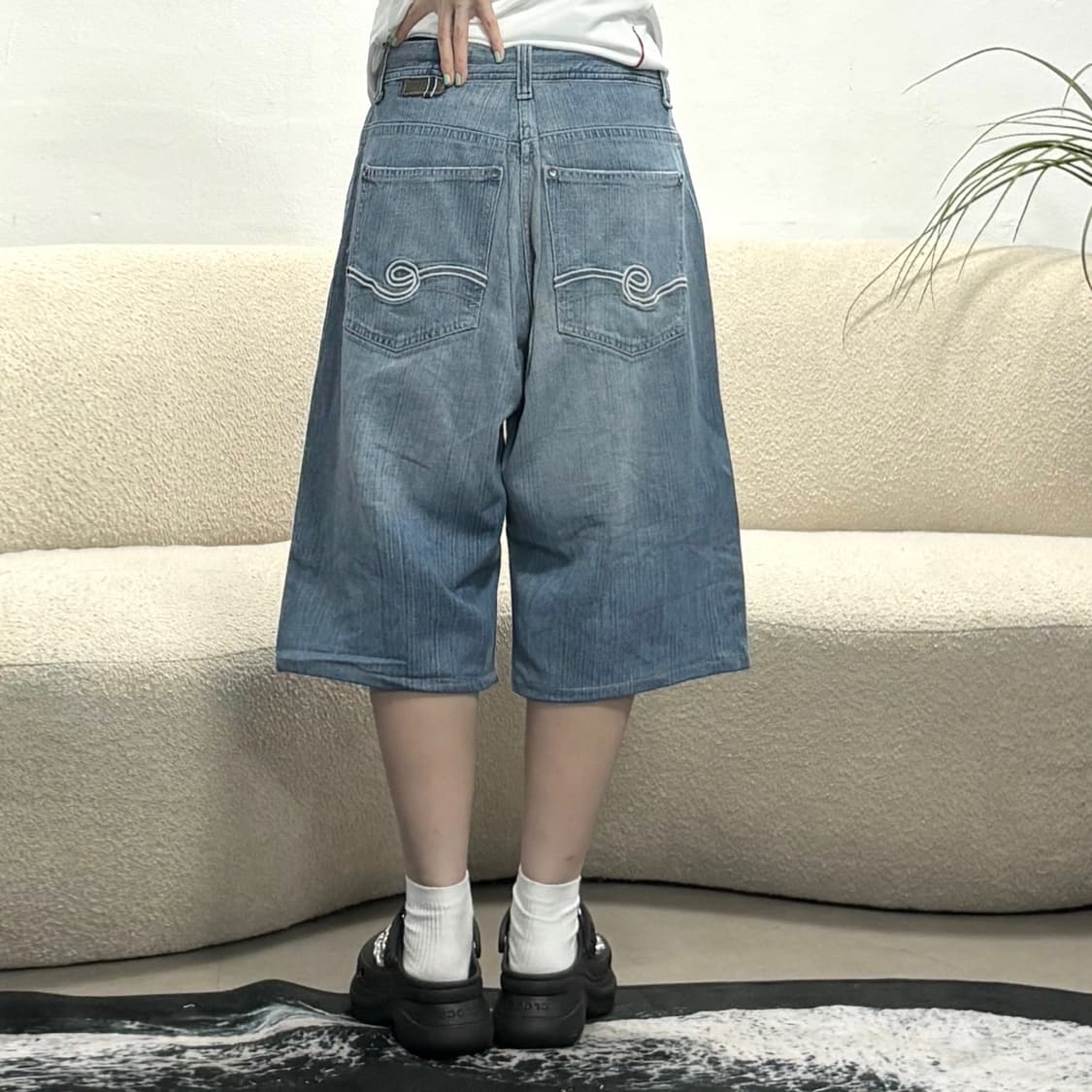 Vtg 워싱 버뮤다팬츠 상품이미지2