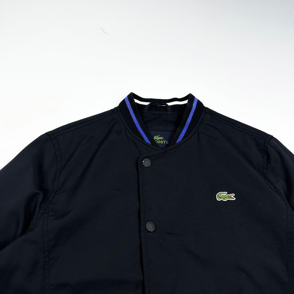 라코스테 미니멀 블루종 바시티자켓 블랙 M 상품이미지2