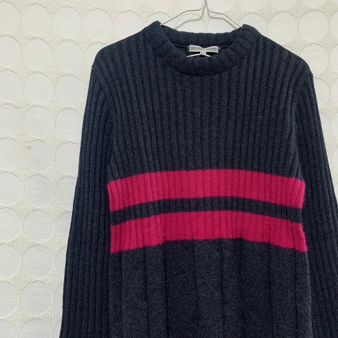Emporio Armani울 니트 나팔소매 원피스 상품이미지3