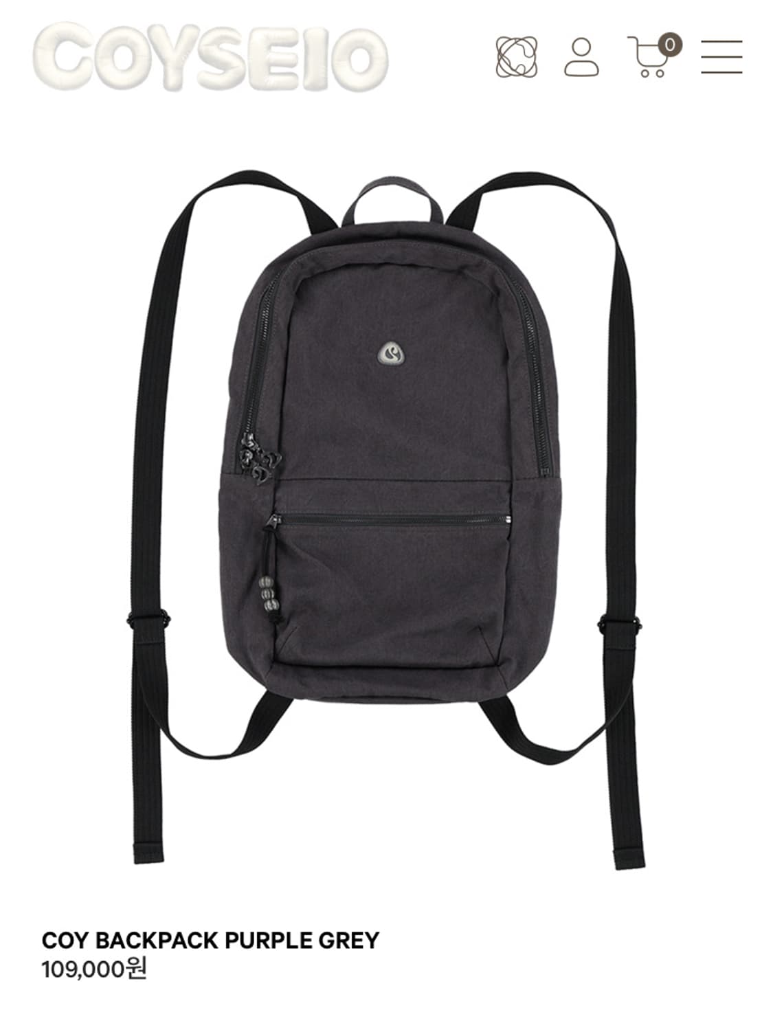 코이세이오 COY BACKPACK 상품이미지1