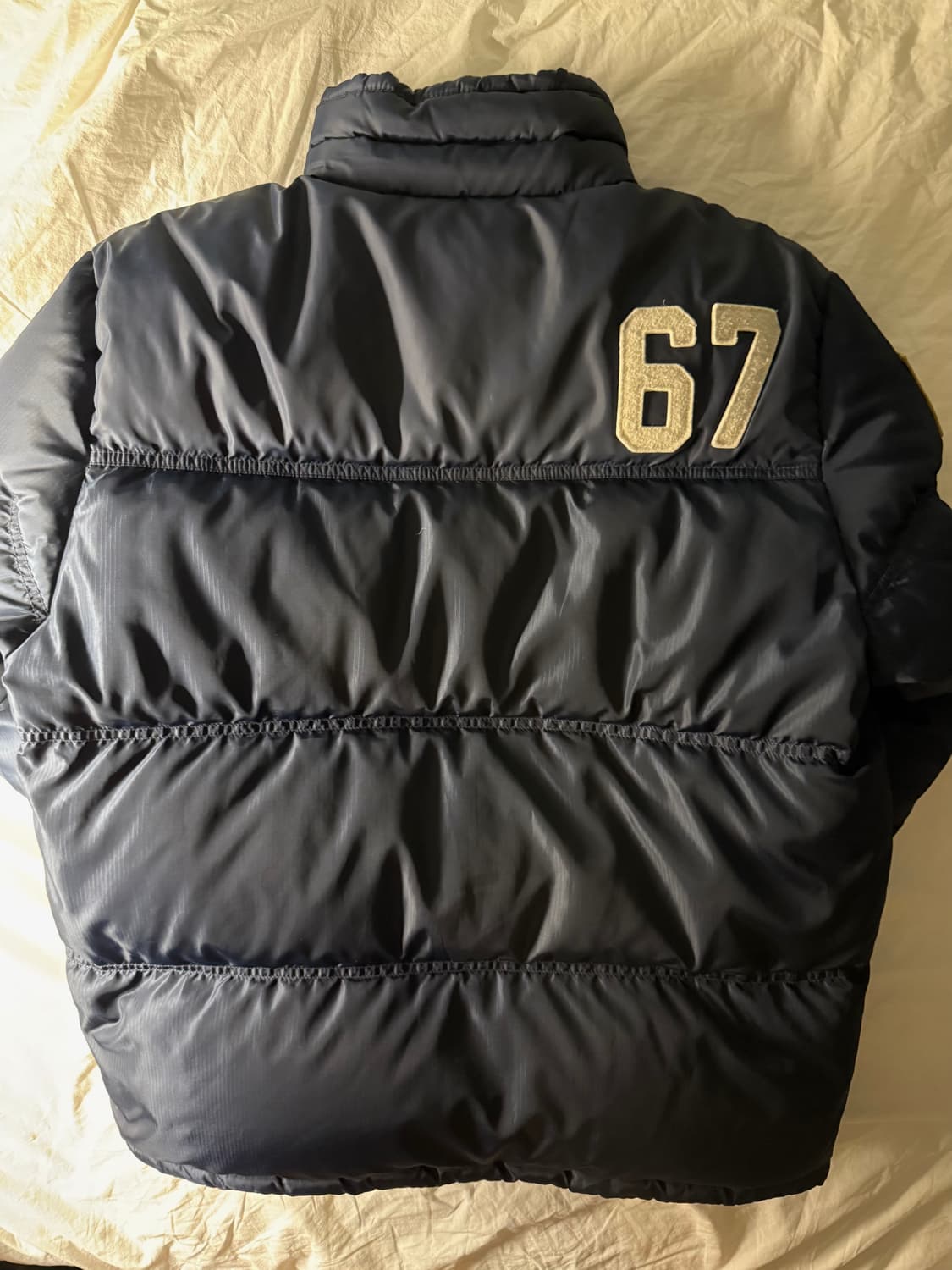 폴로 성조기 패딩 네이비 상품이미지4