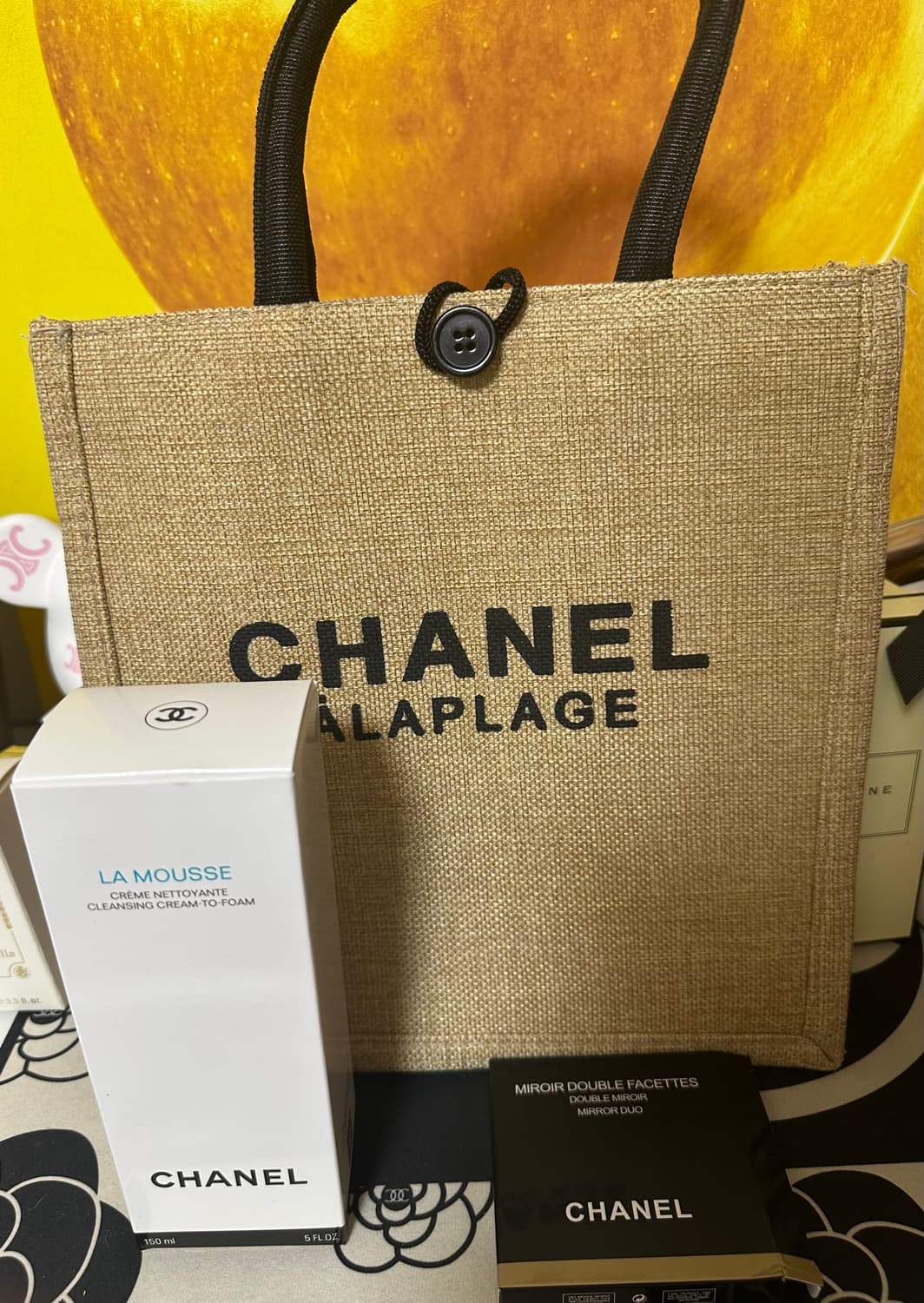 샤넬 라무스 폼클렌징 150ml + 거울듀오+에코가방 상품이미지1