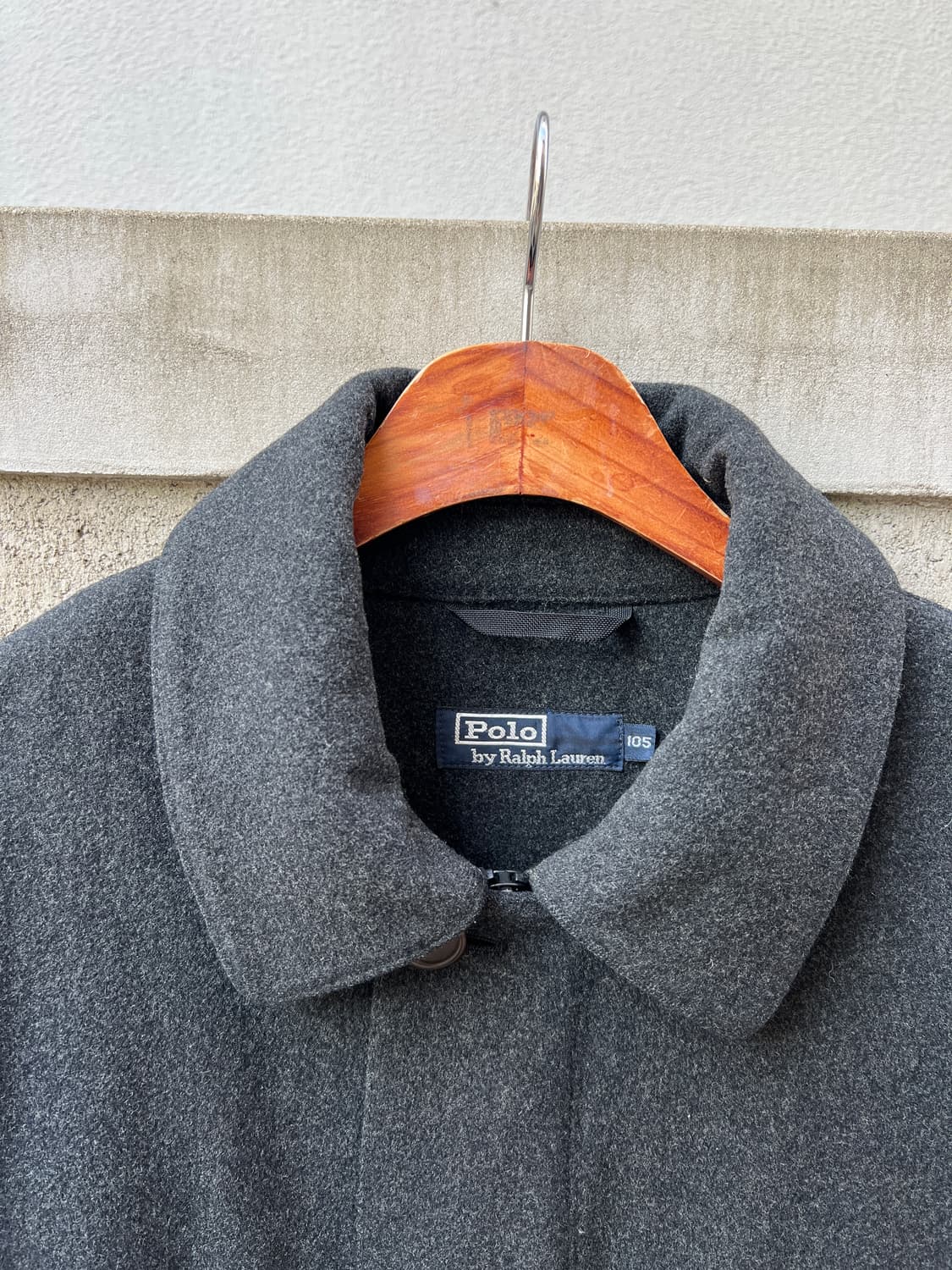 1990s POLO RALPH LAUREN PADDED 폴로 울코트 상품이미지6