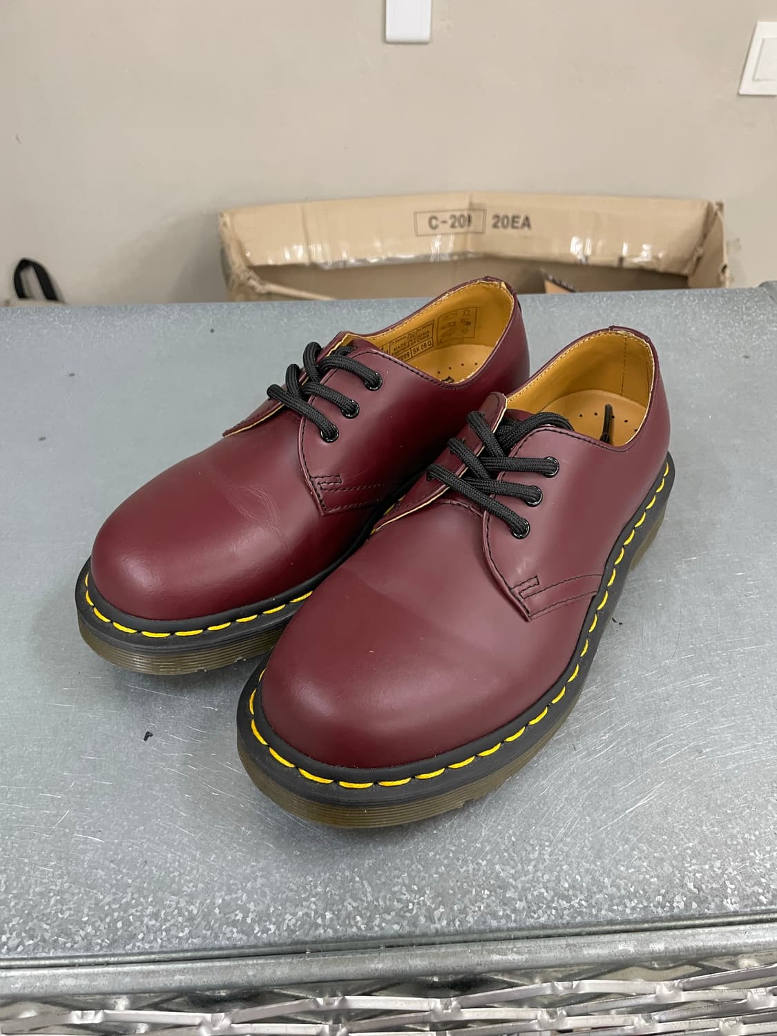 닥터마틴 1461 스무스 체리 레드 UK3 (gr-3752) 상품이미지2